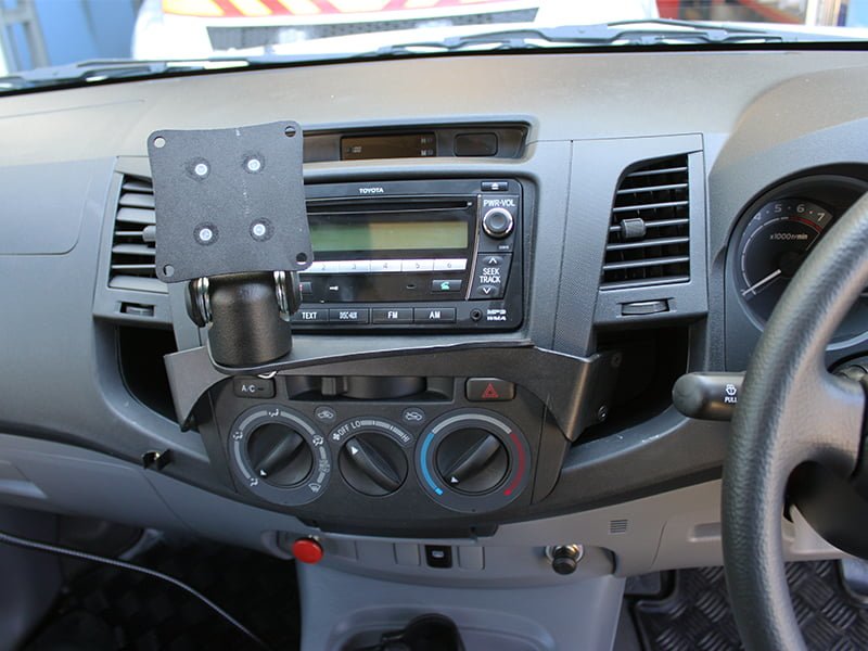 Industrial Evolution InDash Mount for Toyota Hilux (2005-2013) - Secure Phone Holder for Car Dashboard - Perfect for GPS Navigation & Hands-Free Driving