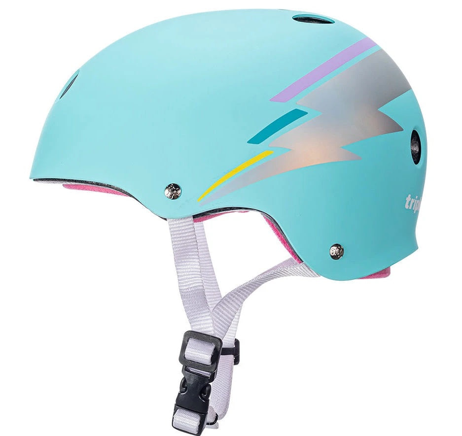 Triple 8 Certified Sweatsaver Helmet - Skateboard, Bike & Scooter Safety Gear for Kids & Adults - Perfect for Skate Parks, BMX Riding & Urban Commuting