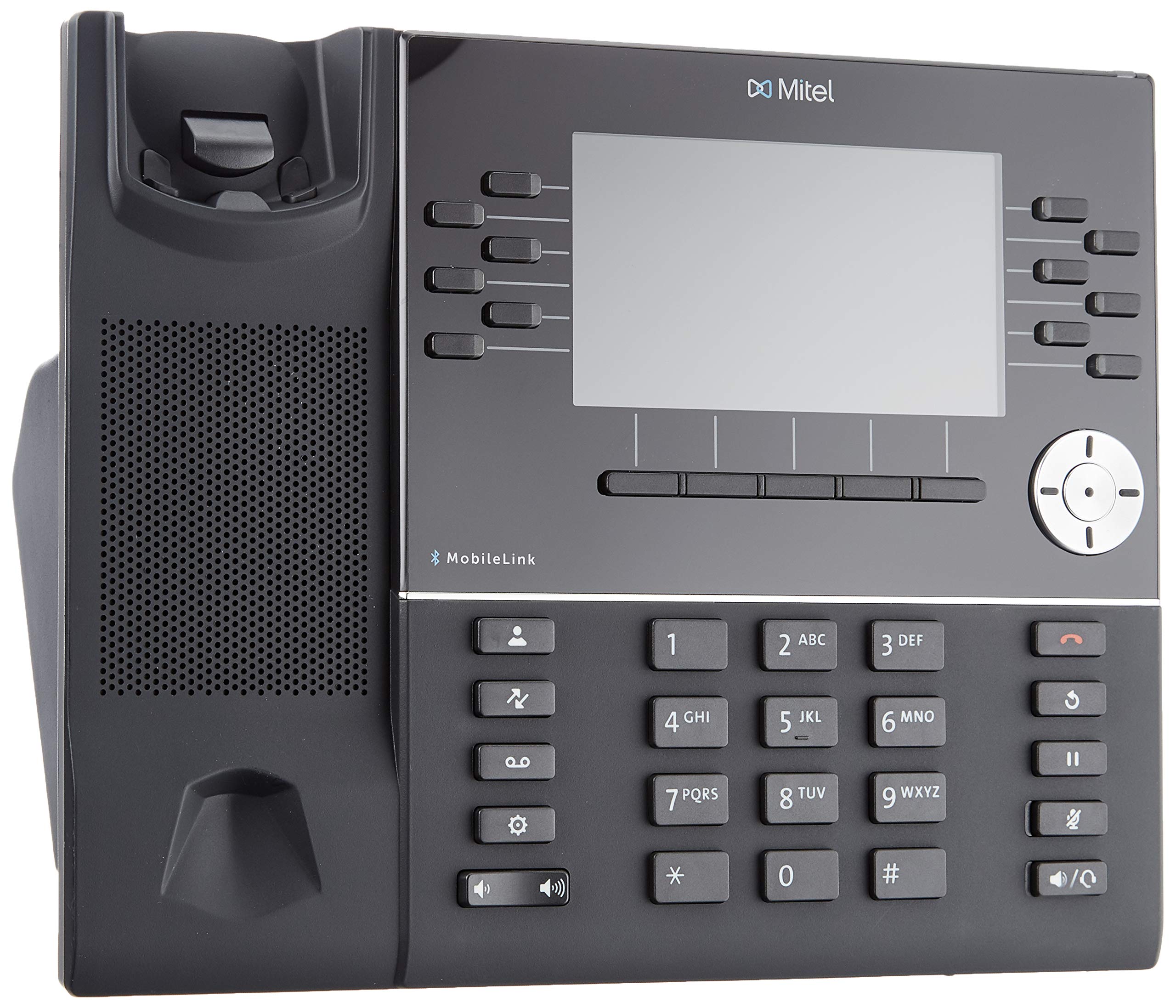 Mitel MiVoice 6930 IP Phone (50006769) - Business VoIP Desk Phone with HD Audio, 12 Line Keys - Ideal for Office & Remote Work Communication