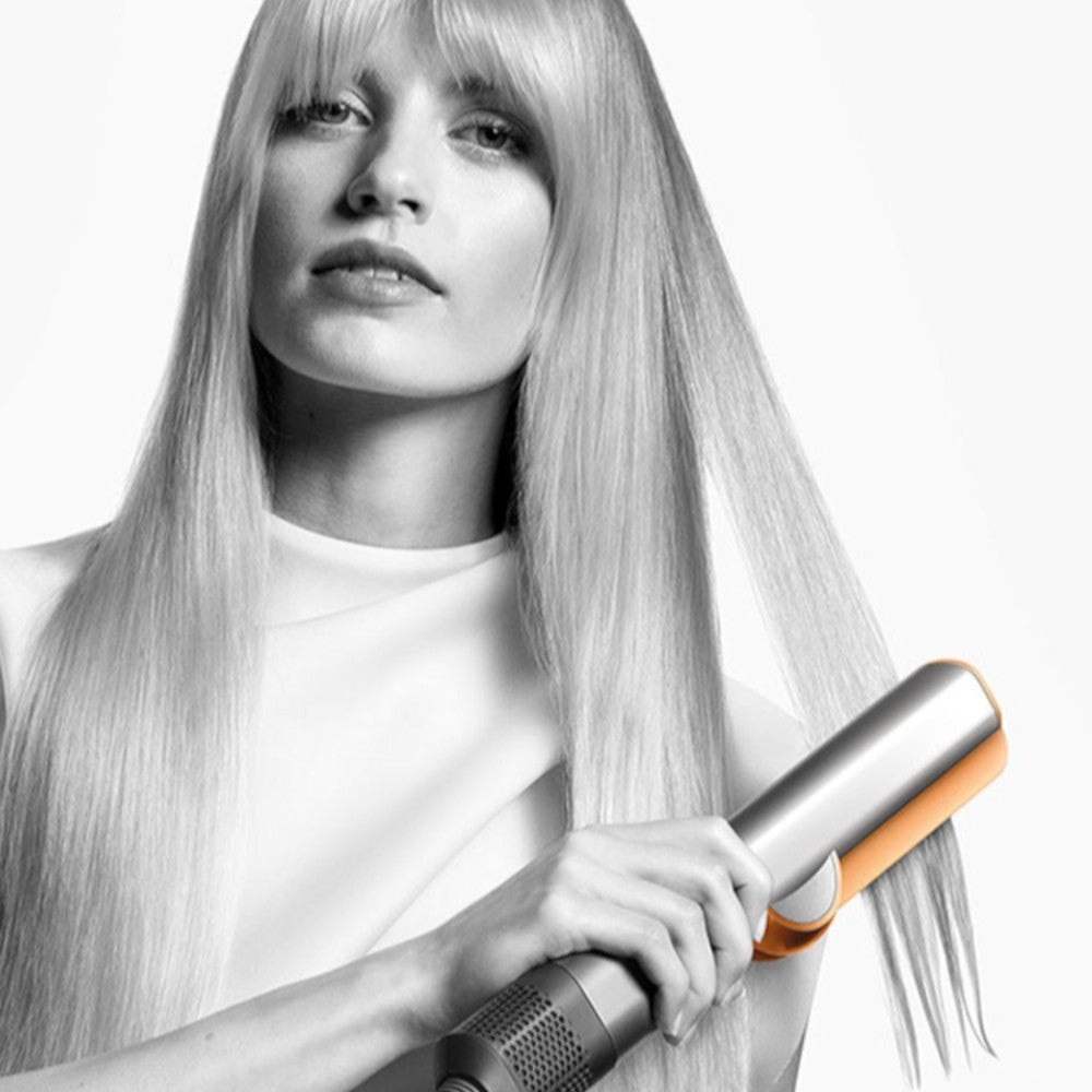 Dyson Airstrait Hair Straightener - Bright Nickel/Rich Copper | Certified Refurbished with 1 Year Warranty | Professional Salon Quality Styling for Smooth, Shiny Hair at Home