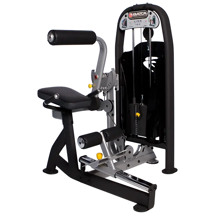 Batca LD 5 Ab Crunch & Back Extension Machine - Home Gym Equipment for Core Strength Training - Perfect for Home Workouts & Fitness Studios