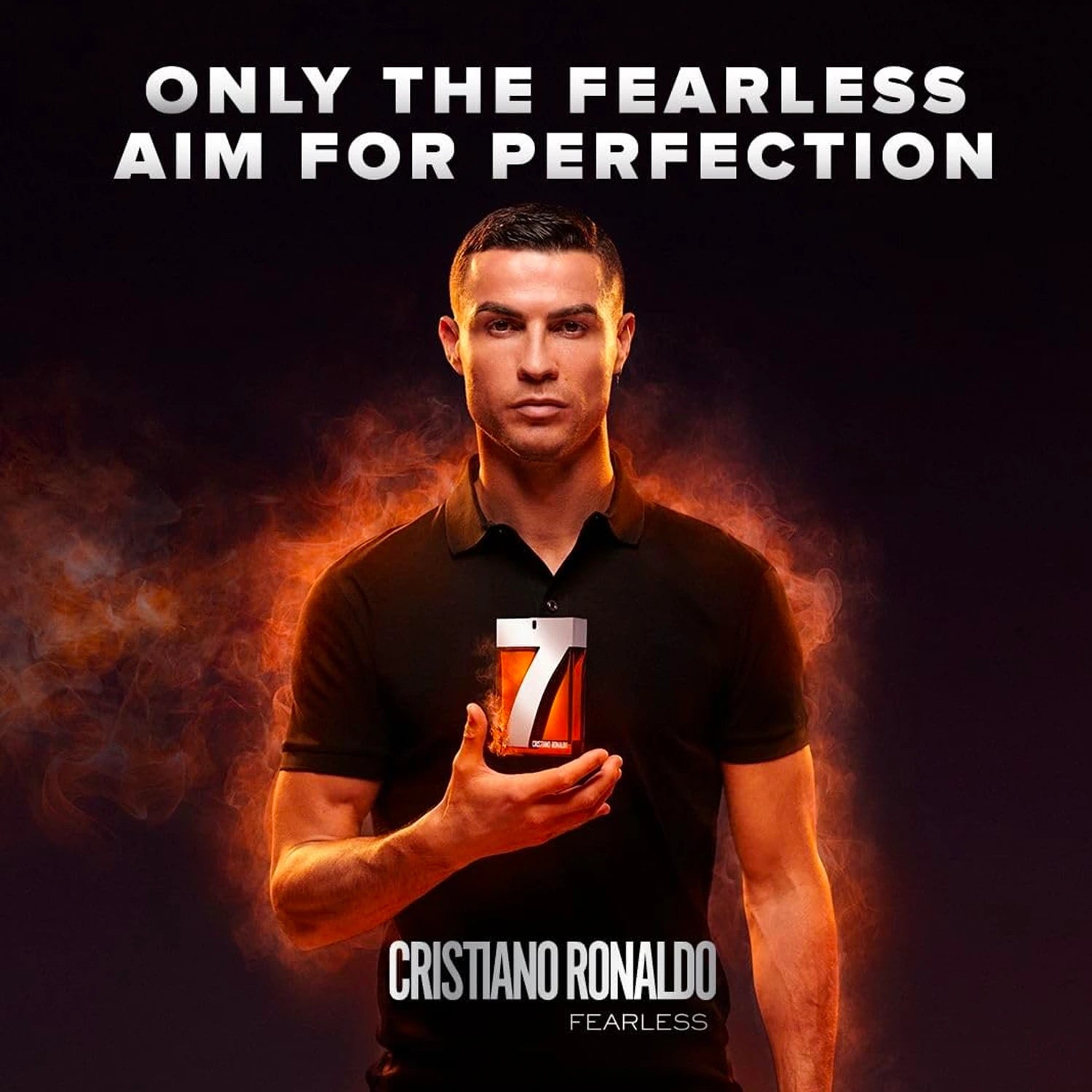CR7 Fearless 3.4 oz Eau de Toilette for Men - Fresh Citrus & Woody Fragrance | Long-Lasting Cologne for Everyday Wear, Date Night & Special Occasions