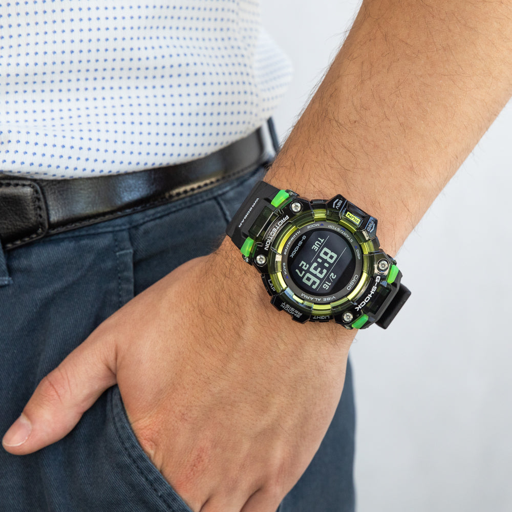 G Shock G Squad GBD100SM-1 Bluetooth Smartwatch - Rugged Fitness Tracker with Heart Rate Monitor & Step Counter - Perfect for Outdoor Sports, Running & Gym Workouts