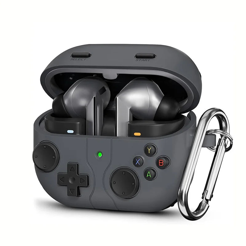 Shockproof Silicone Case for Samsung Galaxy Buds3 Pro/Buds3/Buzz 3 Pro - Durable Protective Cover for Wireless Earbuds Charging Case (Gaming, Travel, Workout Protection)