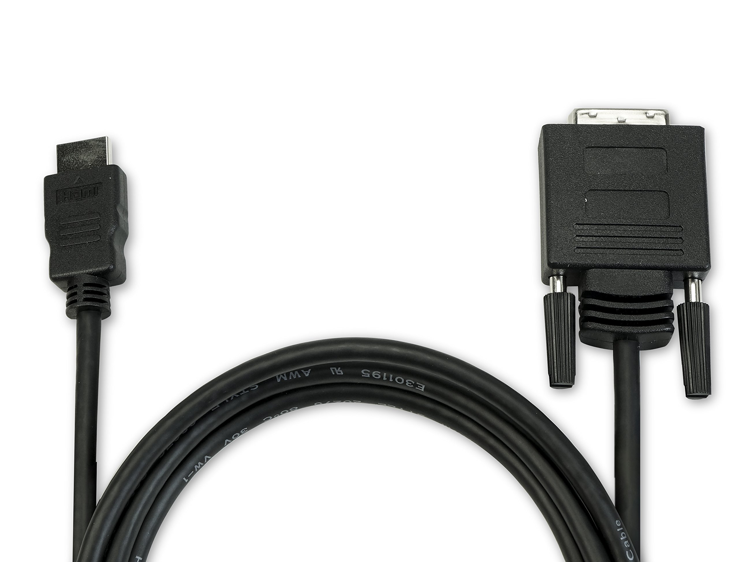 VisionTek HDMI to DVI-D Bi-Directional Cable 6ft (1.8m) Male to Male - High-Speed Digital Video Cord for Raspberry Pi, Roku, Xbox One, PS4, PS3, PC Graphics & Laptops - Ideal for Gaming, Home Theater & Office Setup (Model 900941)