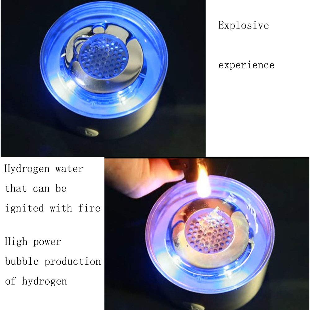 Hydrogen Rich Water Bottle with USB Charging - 450ml Portable Hydrogen Generator & Alkaline Water Ionizer (Up to 1400 PPM) - Perfect for Travel, Gym, and Daily Hydration