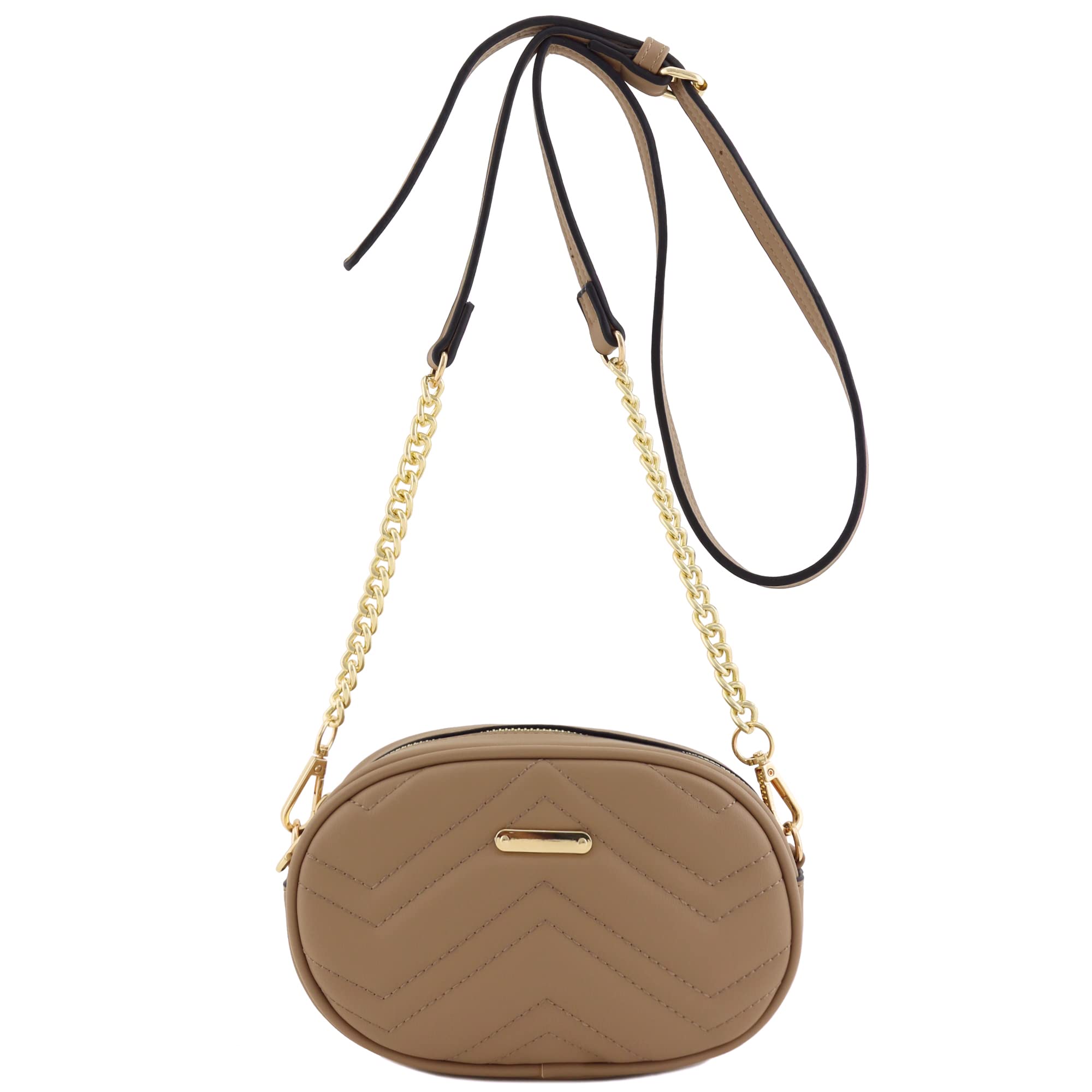 Quilted Small Waist Bag - Versatile Fanny Pack & Crossbody Purse for Women - Perfect for Travel, Hiking, and Everyday Use