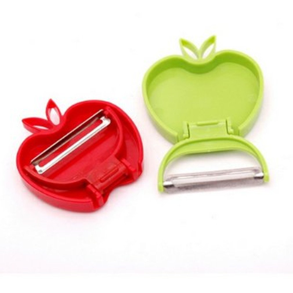 TheBigThumb Portable Travel Peeler - Foldable Fruit & Vegetable Peeler for Apples, Carrots, Cucumbers | Compact Kitchen Tool for Camping, Picnics & On-the-Go Peeling