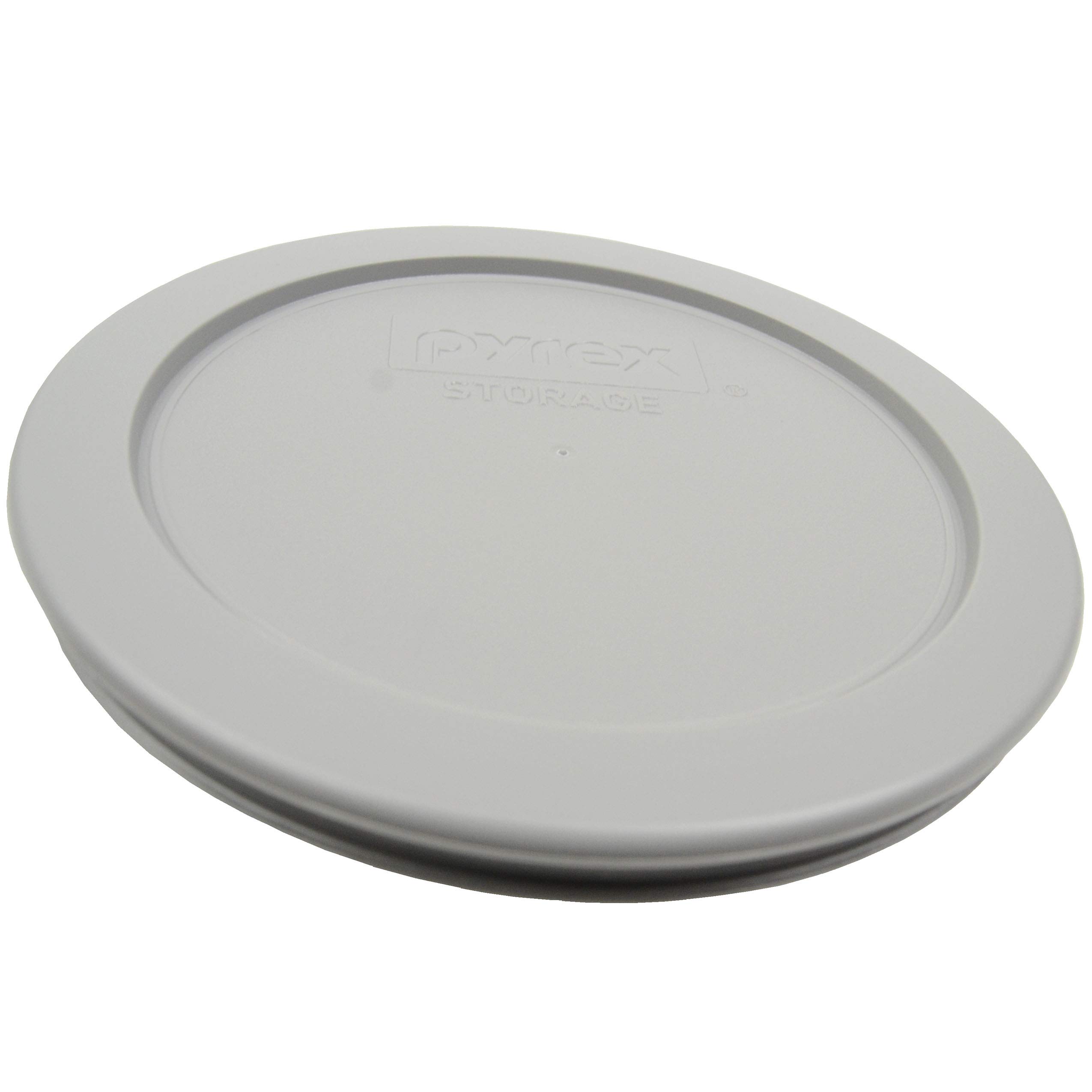 Pyrex 7200-PC Jet Gray Round Plastic Food Storage Replacement Lid - Made in USA - Perfect for Meal Prep, Leftovers & Pantry Organization