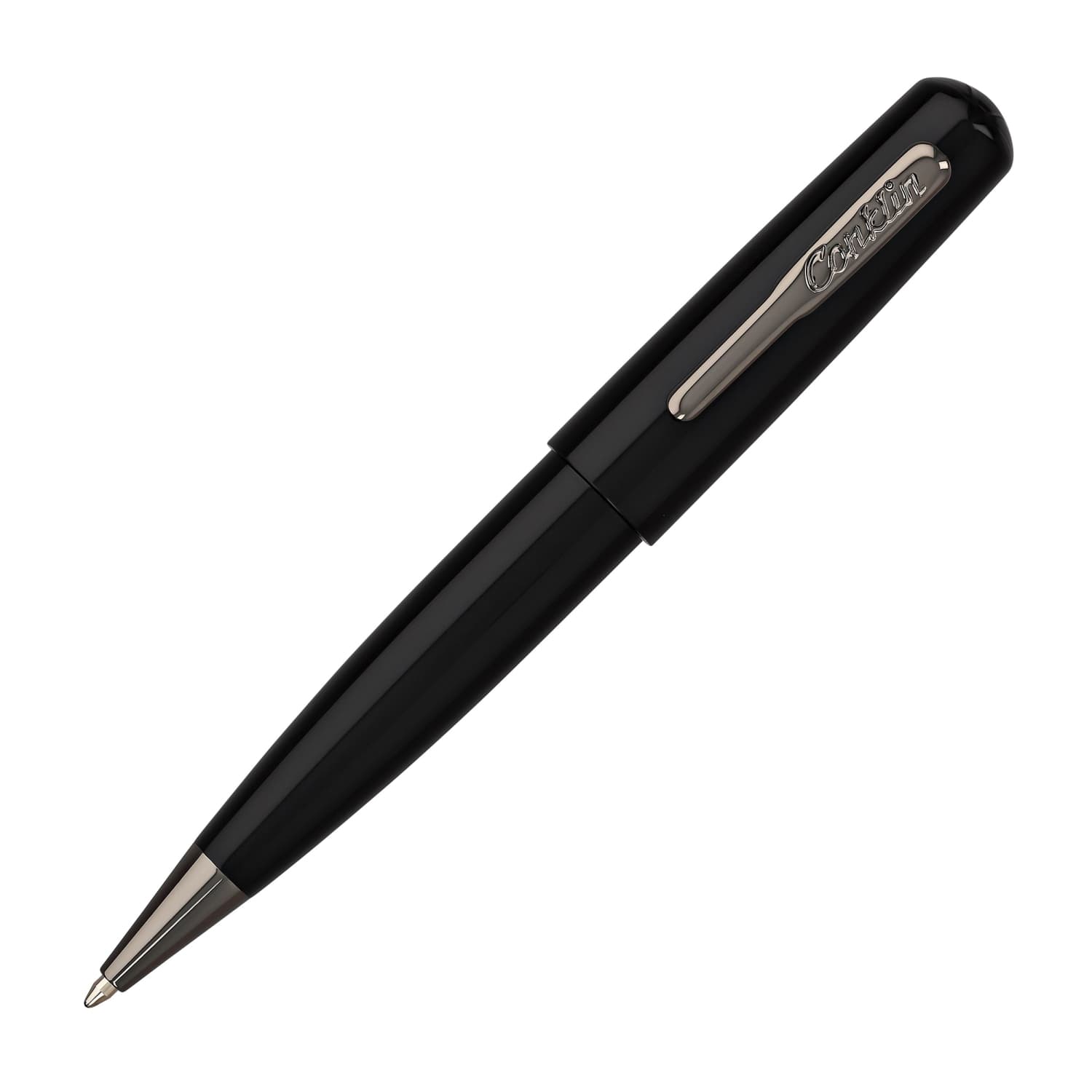Conklin All American Ballpoint Pen - Premium Raven Black Ink Pen for Writing, Signing & Gifting - Ideal for Office, Business & Everyday Use