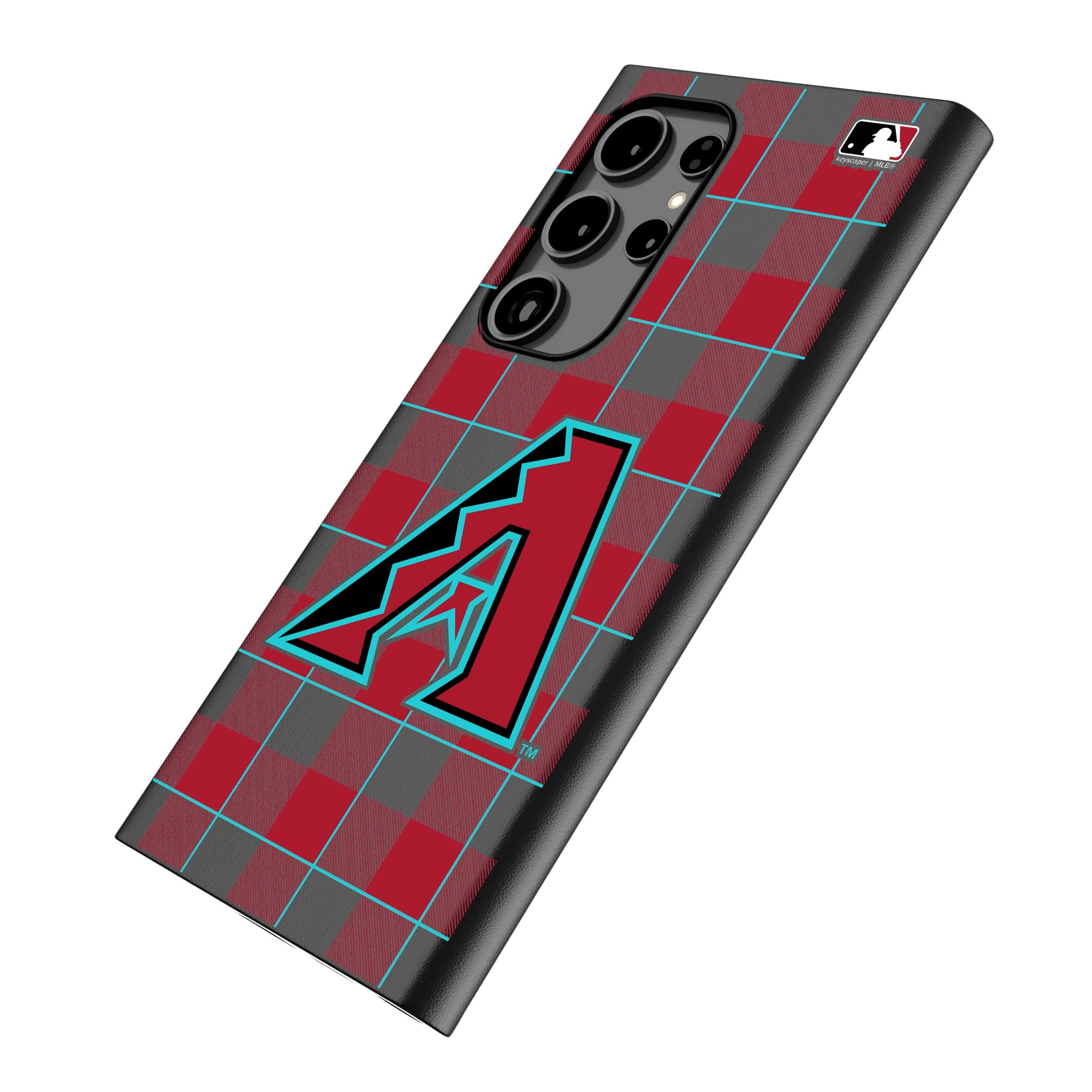 Arizona Diamondbacks Plaid MagSafe Compatible Phone Case for Samsung Galaxy S21/S22/S23 - Perfect for Game Day & Everyday Use