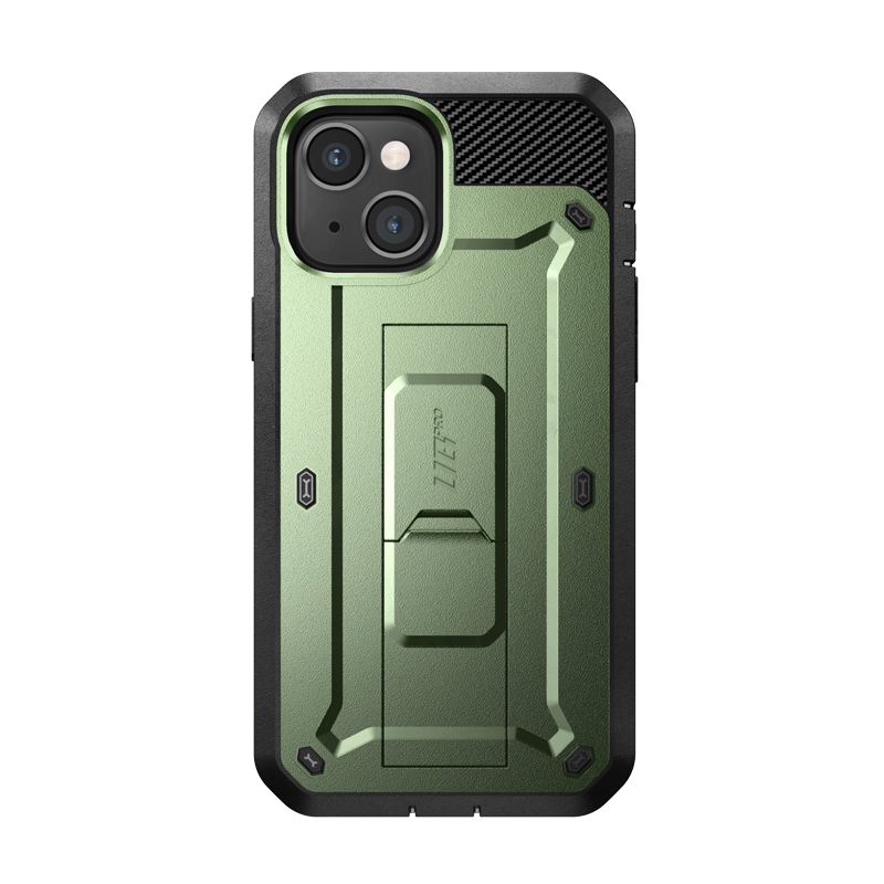 iPhone 14 6.1 Inch Unicorn Beetle PRO Heavy Duty Rugged Case - Dark Green | Shockproof & Drop Protection | Perfect for Outdoor, Work & Adventure Activities