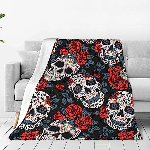 Skull Rose Black