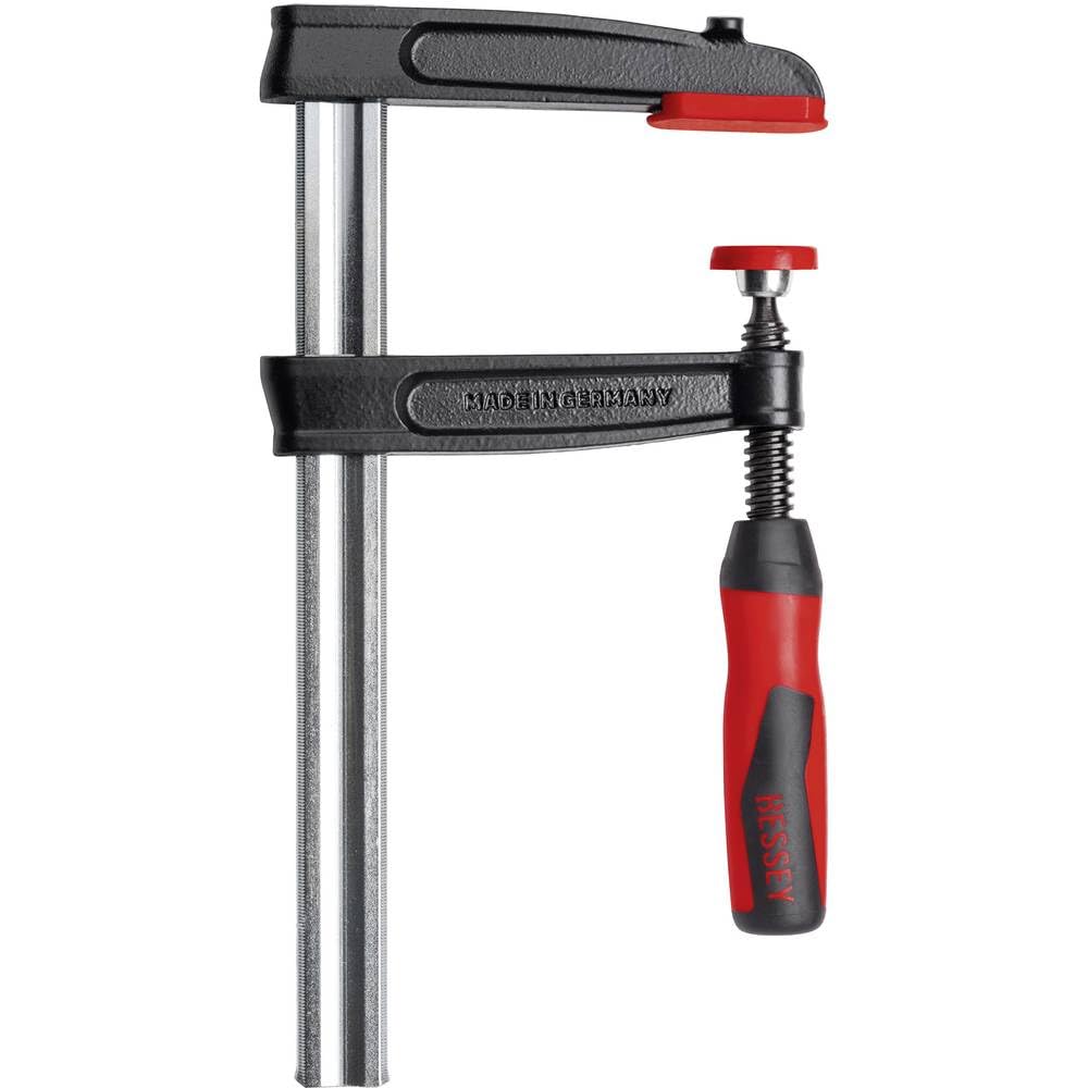 Bessey TPN40BE-2K Malleable Cast Iron Screw Clamp - 400mm/175mm Capacity, Multi-Color - Perfect for Woodworking, Metalworking, and DIY Projects