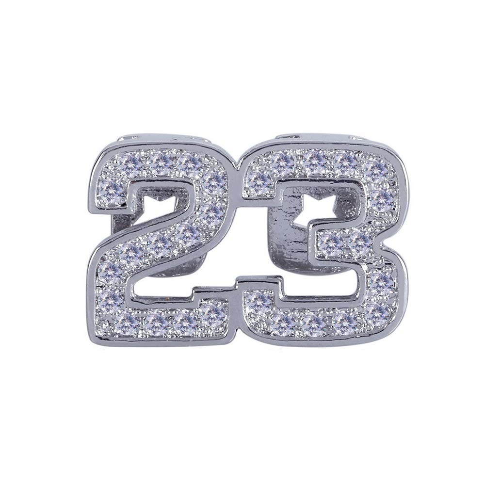 23K Gold & Silver Unisex Hip Hop Grillz Teeth Jewelry - Micro-set Zirconia Tooth Caps for Men & Women - Fashion Dental Braces for Parties, Concerts & Special Occasions - Perfect for Hip Hop Artists, Performers & Style Enthusiasts