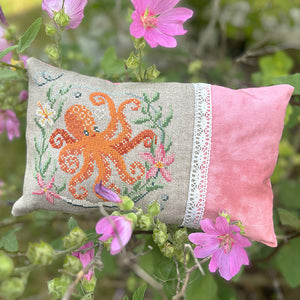 Octopus Bubble Cross Stitch Pattern PDF Download - DIY Embroidery Kit for Beginners - Perfect for Home Decor, Wall Art & Craft Gifts