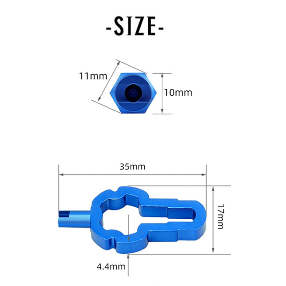 4 in 1 Bike Valve Core Remover Tool - Presta & Schrader Tire Valve Repair Kit for Bicycles, Motorcycles & Cars - Essential for Flat Tire Fixes & Maintenance