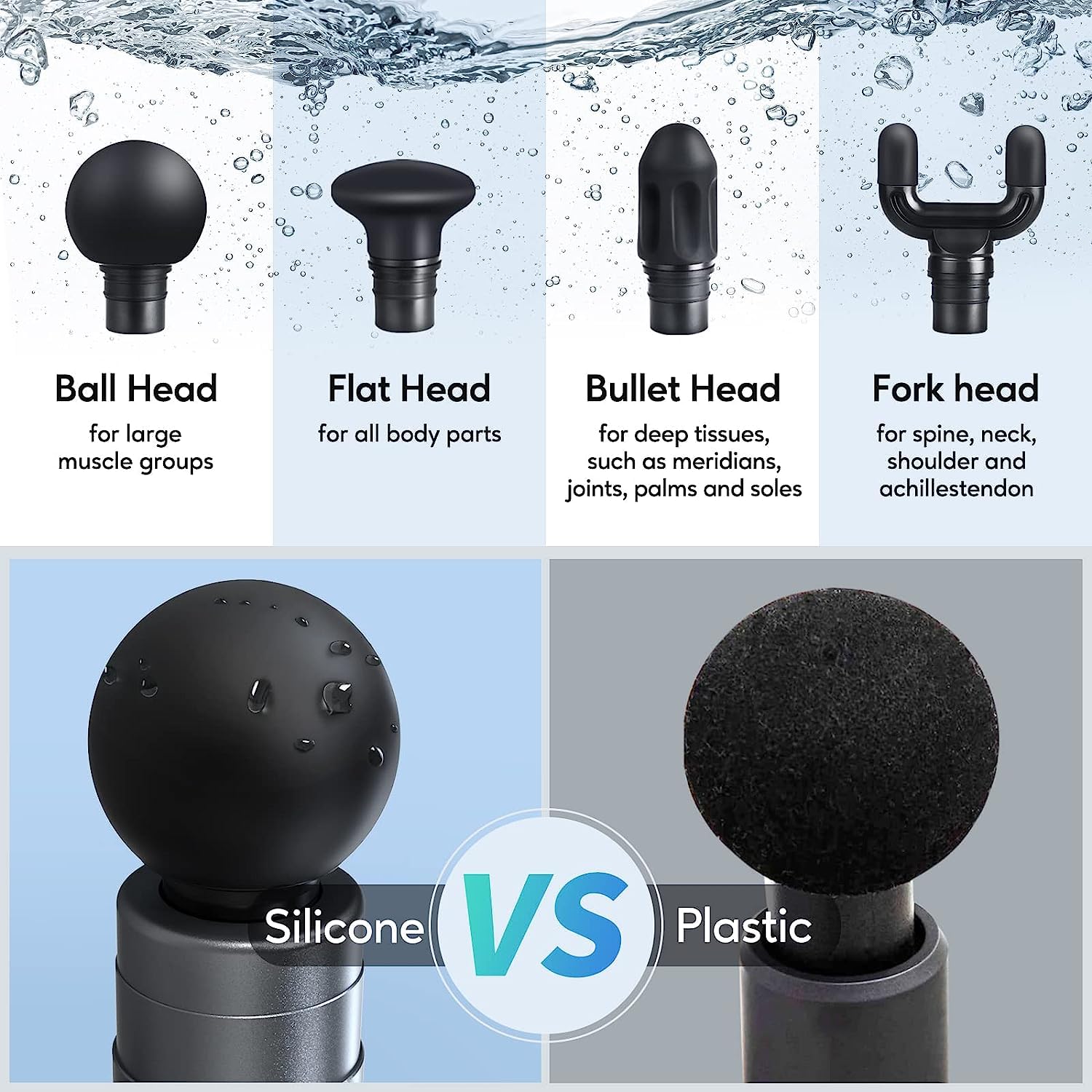 Arboleaf Deep Tissue Massage Gun - FSA HSA Eligible, Full-Metal Electric Percussion Massager with Carrying Case for Back Pain, Muscle Recovery & Relaxation | Portable Handheld Massage Device for Athletes, Office Workers & Home Use - Perfect for Post-Workout, Stress Relief & Muscle Therapy