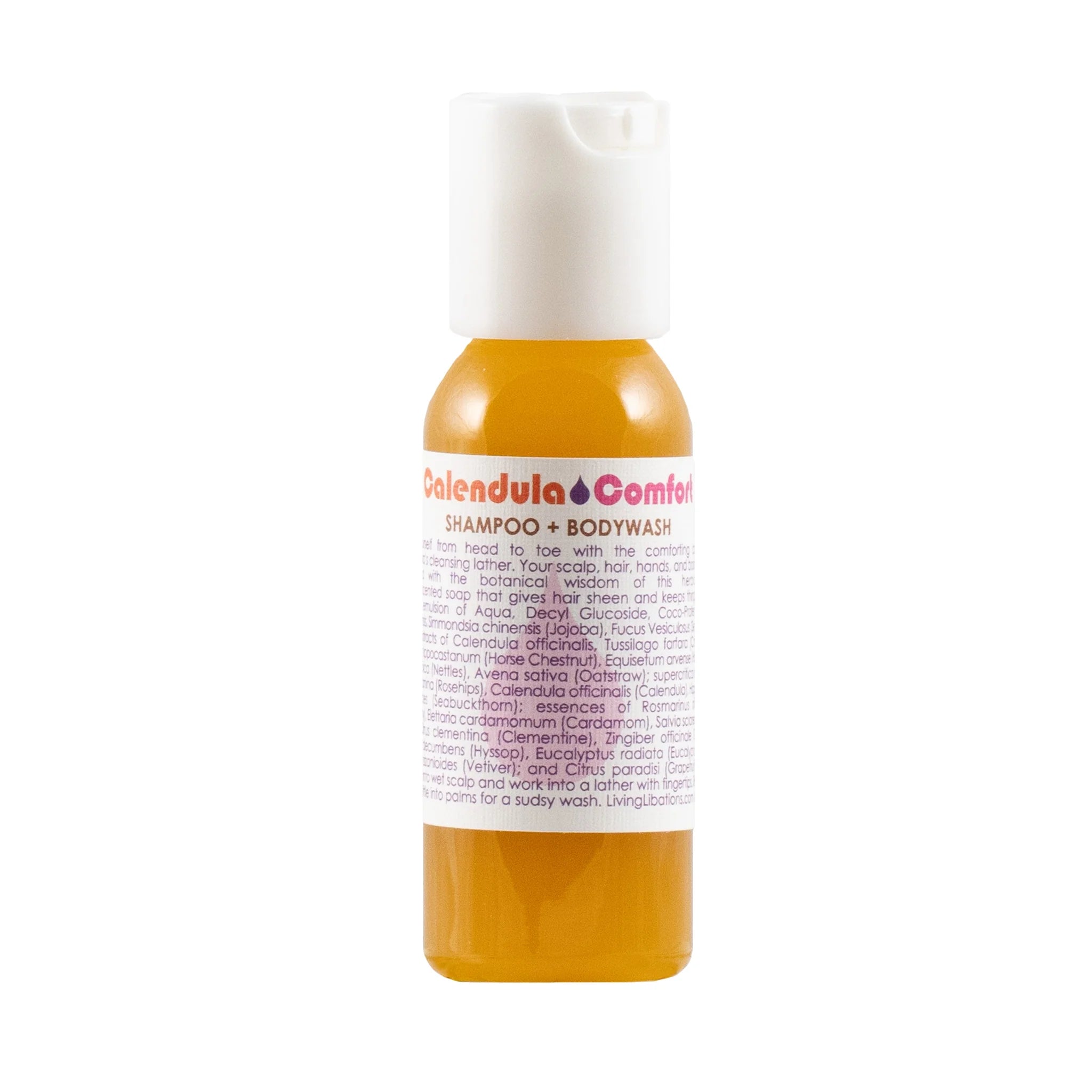 Calendula Comfort Shampoo & Body Wash - Gentle 2-in-1 Formula for Sensitive Skin | Perfect for Babies, Kids & Adults | Daily Hair & Body Cleanser for Dry, Itchy Scalp & Skin