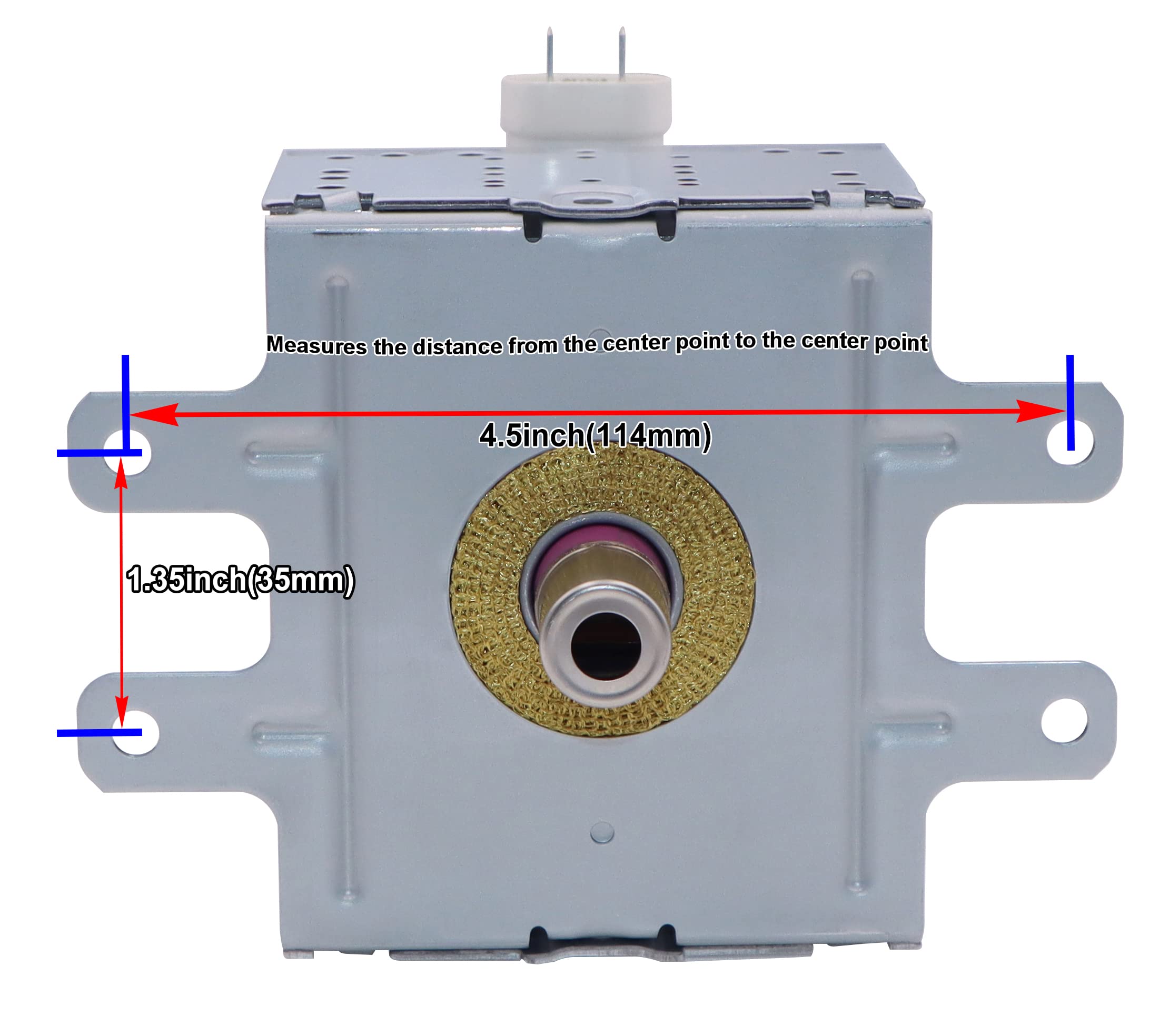 Original Genuine 2M248J 1000W Water-Cooled Microwave Magnetron Tube - Industrial Microwave Equipment Replacement Part for Commercial & Home Use in Restaurants, Bakeries, and Food Processing