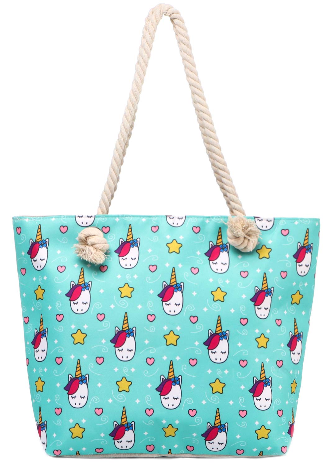 Rave Envy Beach Tote Bags - Large Waterproof Weekender Travel Bag for Women, Perfect for Beach Vacation, Pool Party & Gym Essentials