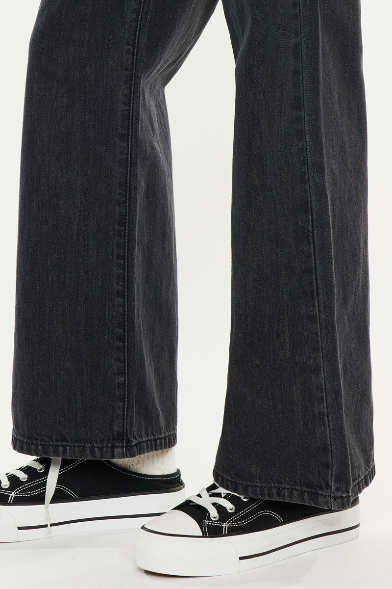 Liz High Rise 90's Skater Jeans for Women - Vintage Retro Denim Pants with Stretch - Perfect for Casual Wear, Street Style & Skateboarding