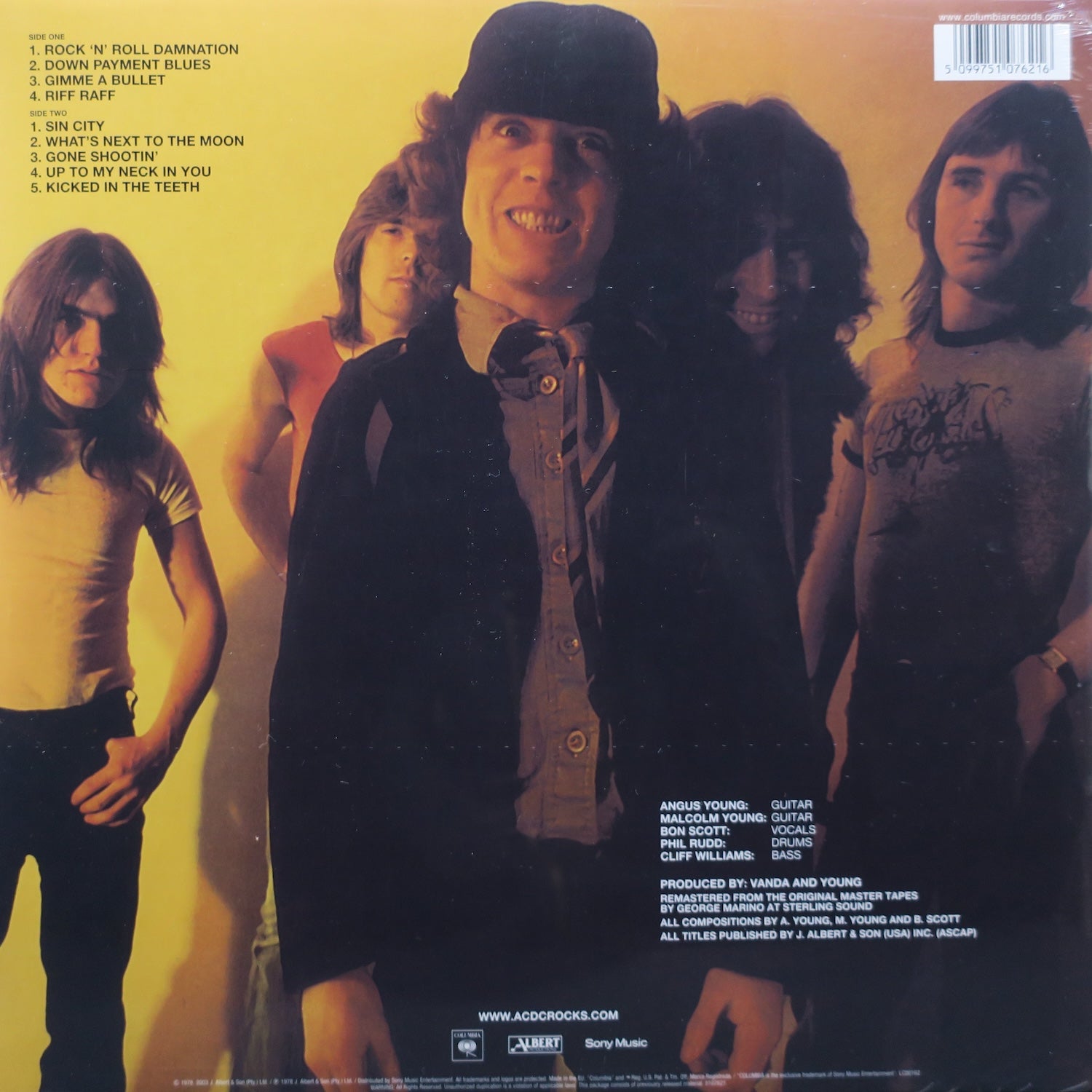 AC/DC 'Powerage' 180 Gram Vinyl LP Record | Classic Rock Album | Perfect for Collectors & Audiophiles | Home Entertainment & Music Lovers Gift
