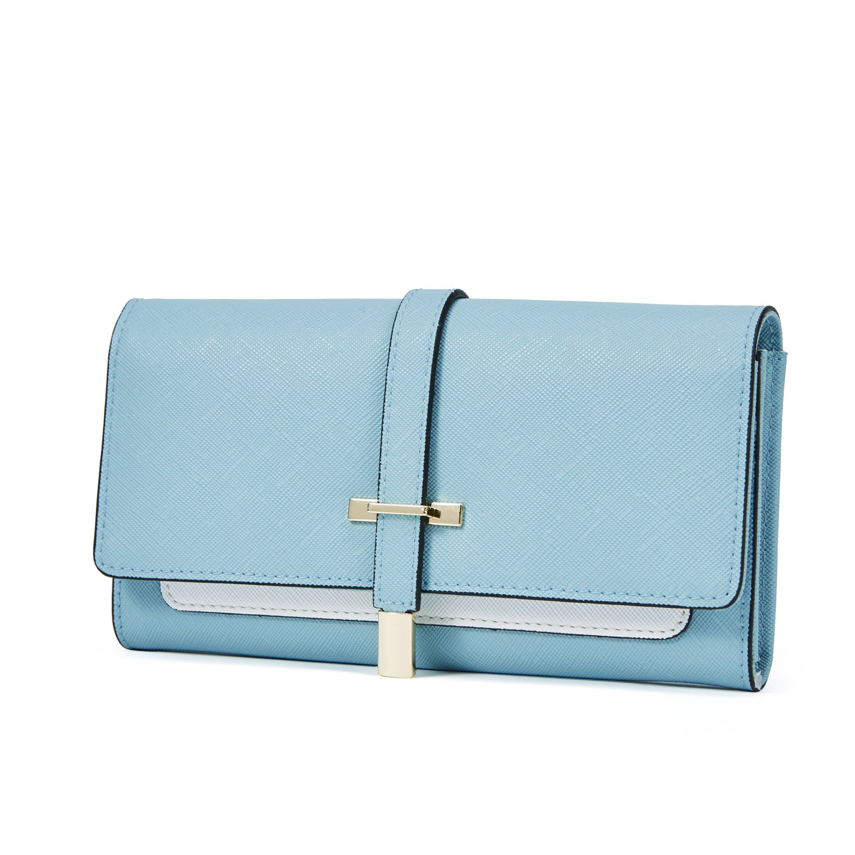 BOSTANTEN Women's Large Capacity Wallet with Buckle - RFID Blocking Credit Card Holder & Cash Purse - Perfect for Travel, Shopping, and Everyday Use