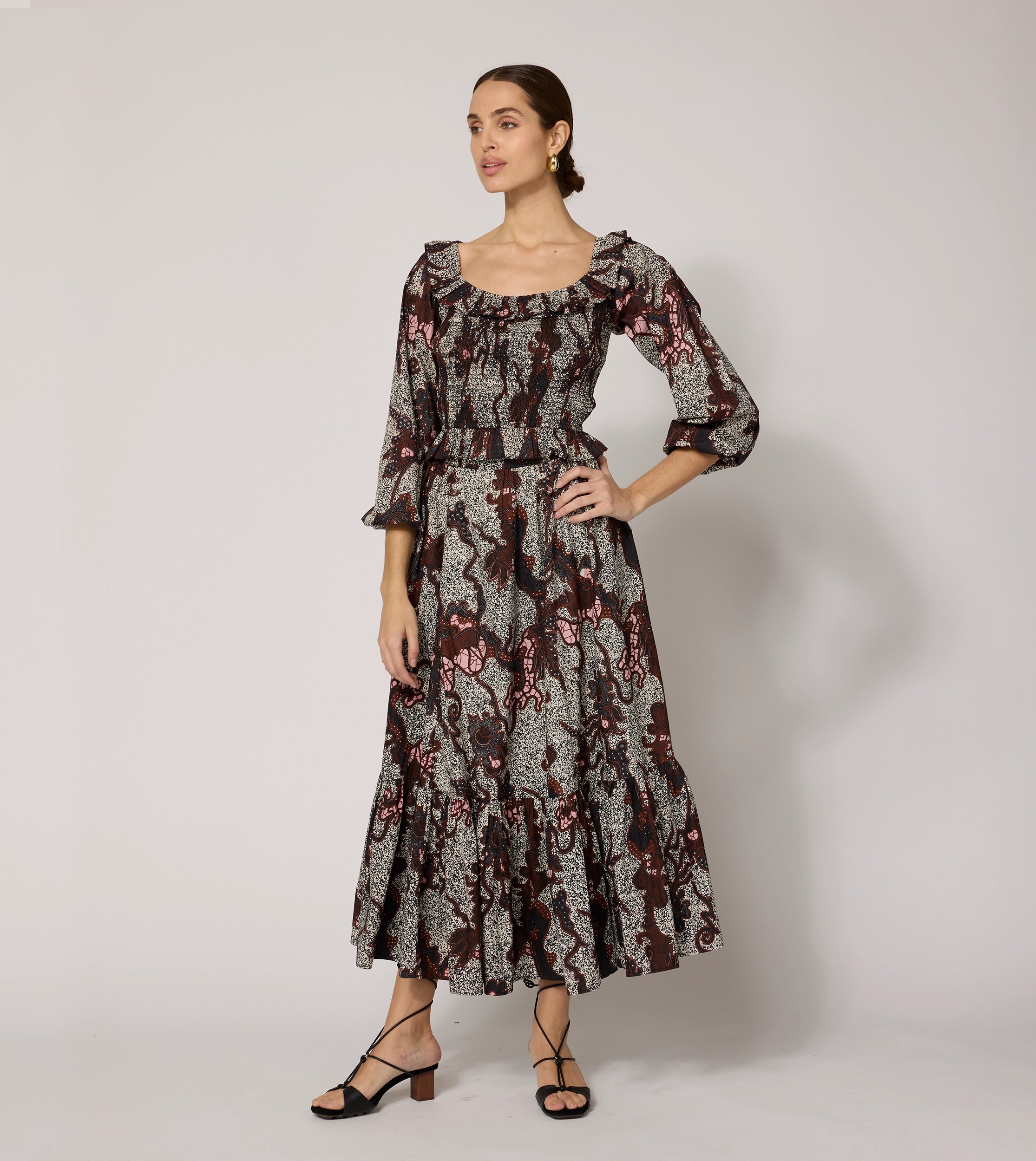 Hildy Blouse | Women's Elegant Floral Print Blouse | Castello Fashion | Perfect for Office Wear, Date Night & Casual Outings