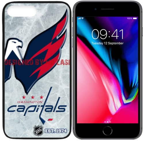 Washington Capitals Hockey Team Black iPhone 8 Case - Durable Protective Phone Cover for NHL Fans | Perfect for Games, Travel & Everyday Use