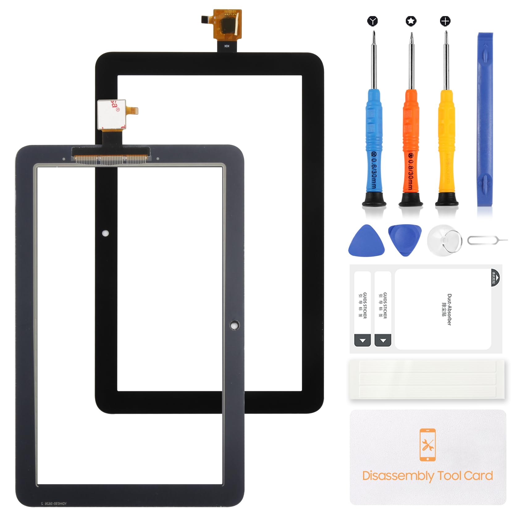 Amazon Kindle Fire HD7 HD 7 12th Generation 2022 Replacement Touch Screen Digitizer & Front Glass Lens Repair Kit - Perfect for Kindle Fire Tablet HD7 12th Gen Screen Repair | Ideal for DIY Fixes, Home Repairs, and Tablet Maintenance