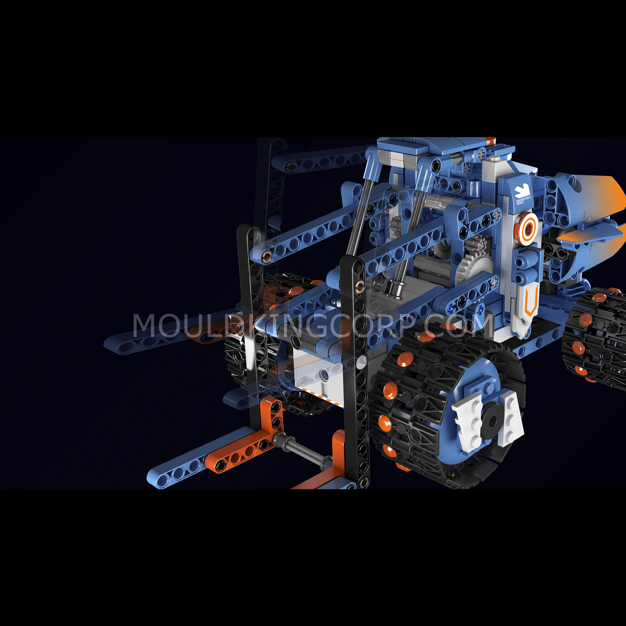 Mould King 15078 5-in-1 Robot Carl Building Set - 903 PCS STEM Educational Toy for Kids & Adults | Creative Construction Blocks for Birthday Gifts, School Projects & Robot Enthusiasts