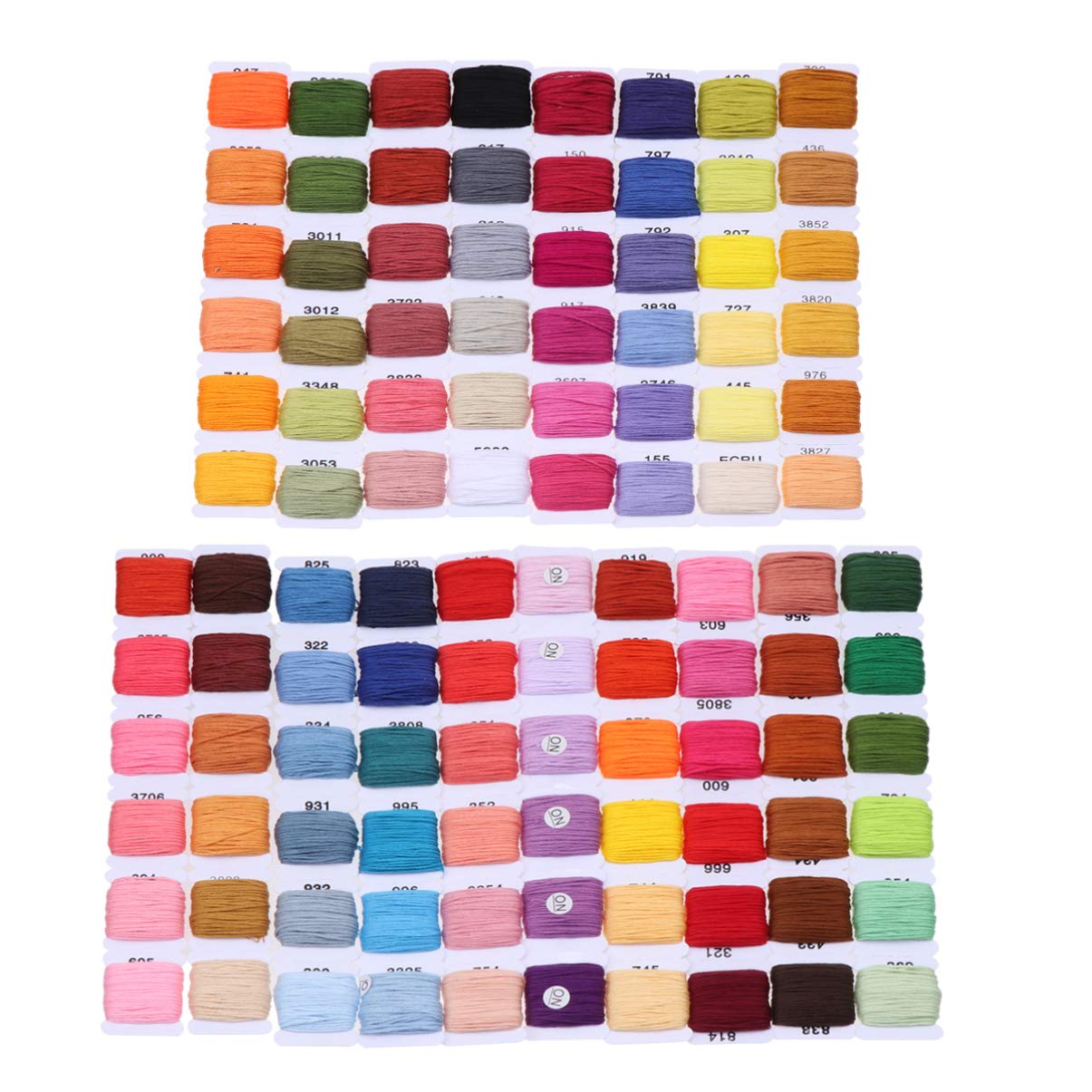 Healifty 108 Colors Embroidery Floss Kit for Cross Stitch, Friendship Bracelets & DIY Crafts - Premium Cotton Threads for Handmade Jewelry, Sewing Projects & Creative Art Supplies (108pcs)
