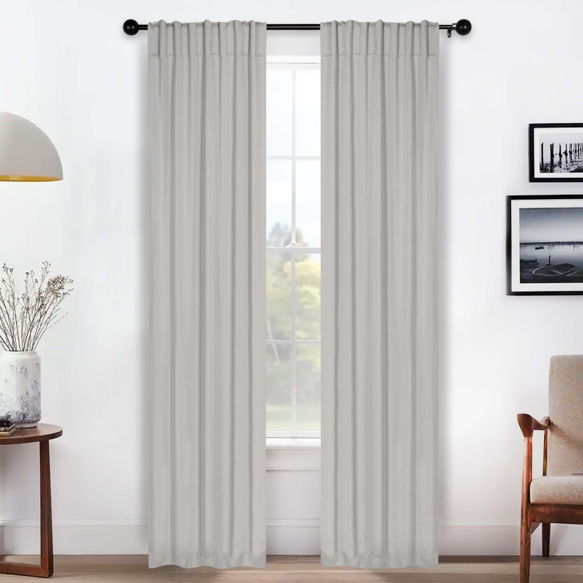 Blackout Curtains for Bedroom - Solid Room Darkening Thermal Insulated Drapes, Set of 2 Panels - Perfect for Nursery, Home Theater & Light Sleepers