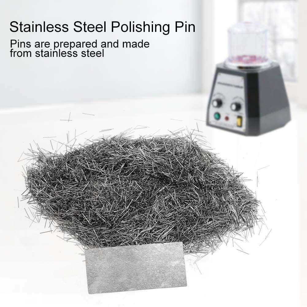 Stainless Steel Tumbling Media Pins - 0.5mm Magnetic Polishing Pins for Jewelry Buffing & Metal Polishing (100g) - Perfect for DIY Jewelry Making, Metal Cleaning, and Professional Metal Finishing