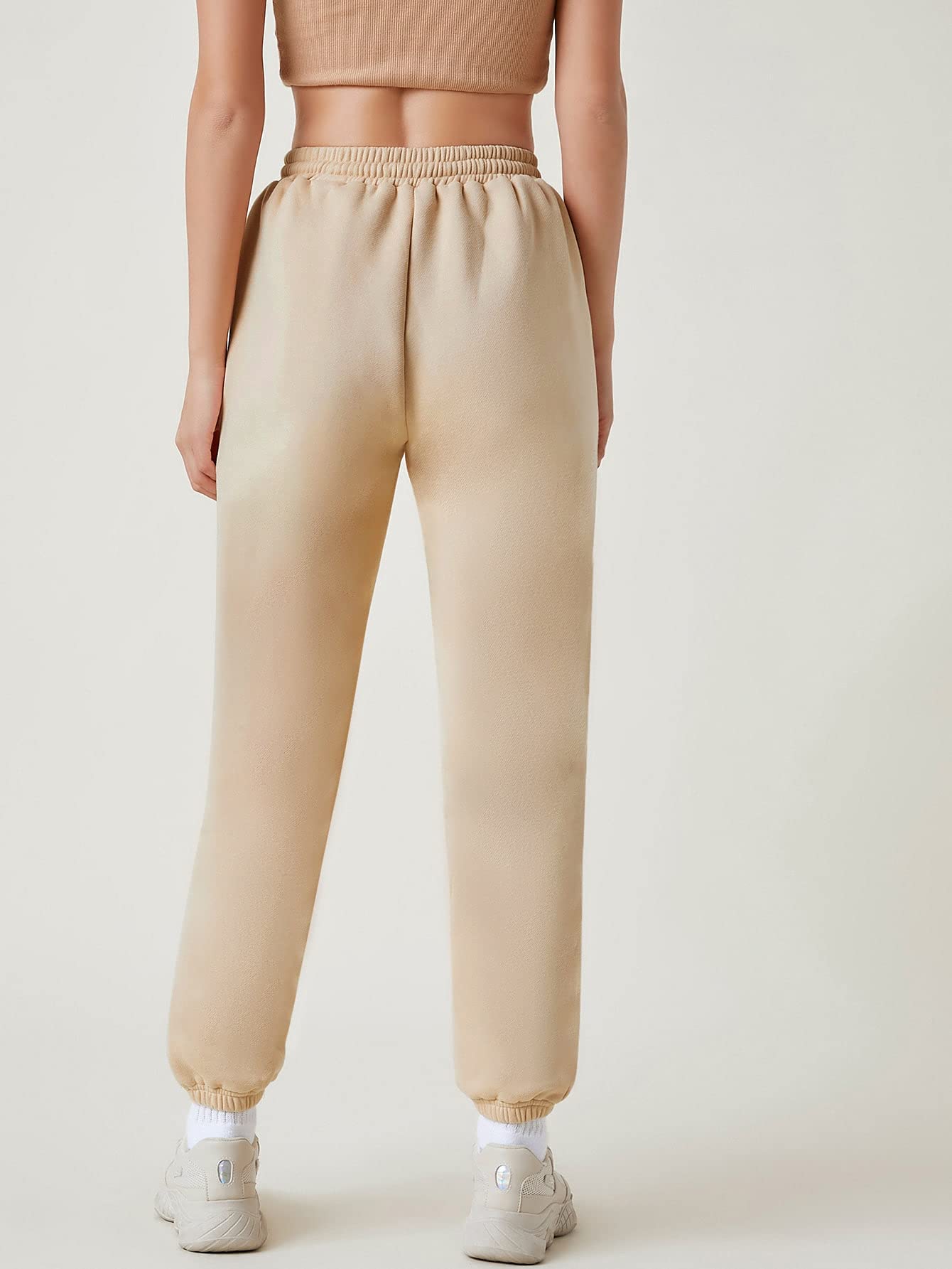 Stylish Women's Drawstring Waist Sweatpants - Comfortable Casual Jogger Pants with Pockets for Lounge, Workout & Everyday Wear