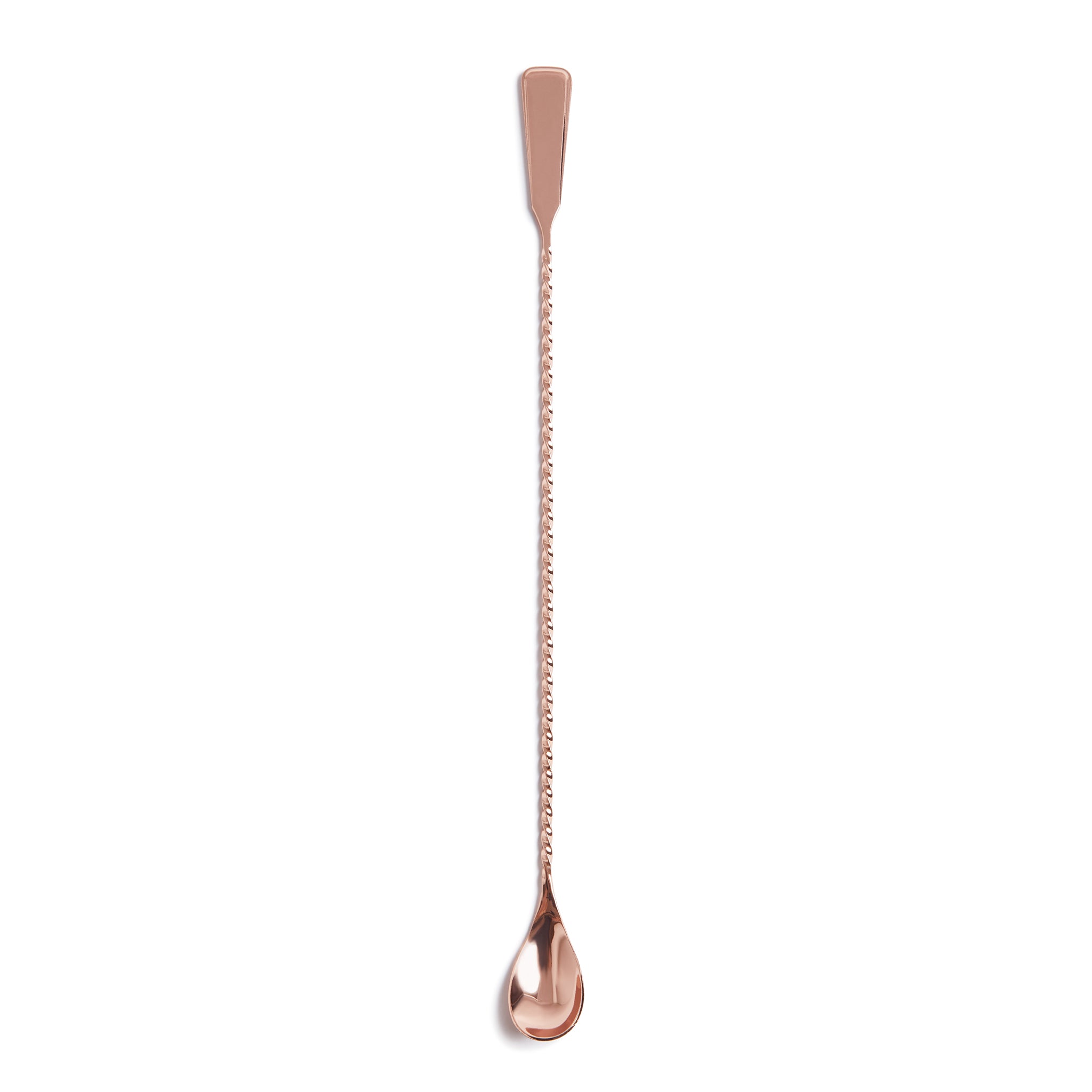 BROMLEY™ Copper Plated Bar Spoon 36cm - Premium Cocktail Mixing Tool for Bartenders & Home Bars