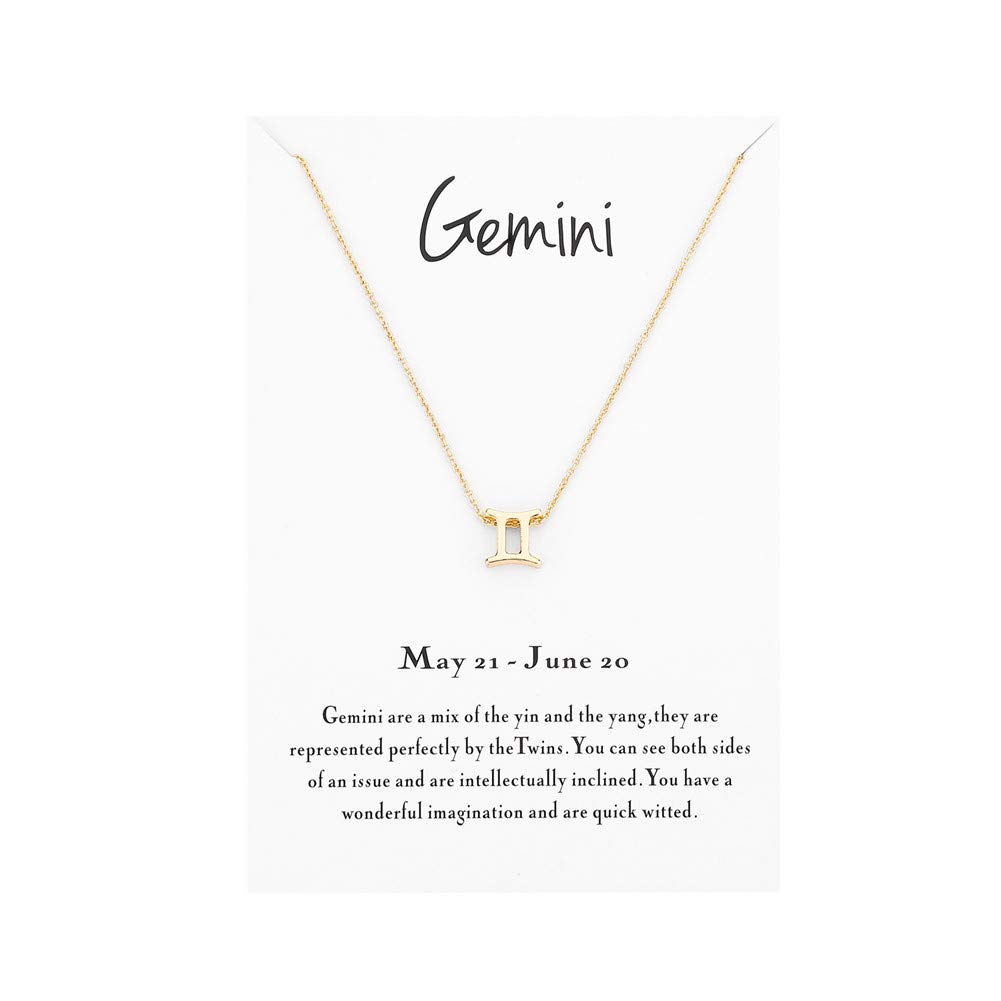 Zodiac Necklace for Women - Personalized Horoscope Constellation Pendant Jewelry, Astrology Birthday Gift for Her - Perfect for Daily Wear, Special Occasions & Gift Giving