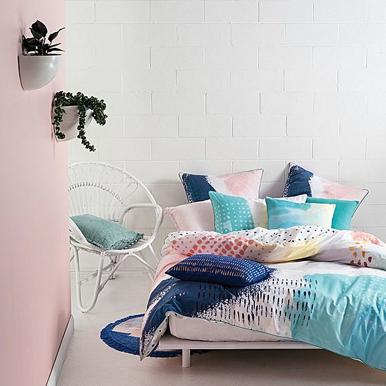 Linen House Etta Quilt Cover Set - Premium Cotton Bedding for Comfortable Sleep - Perfect for Master Bedroom, Guest Room & Cozy Home Decor