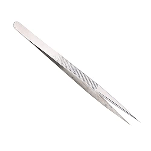 Professional Watch Repair Tweezers - 16cm Anti-Slip Alloy Precision Tweezers for Watchmakers & Jewelry Repair | Perfect for Watch Movement, Small Parts Handling & Electronics Repair