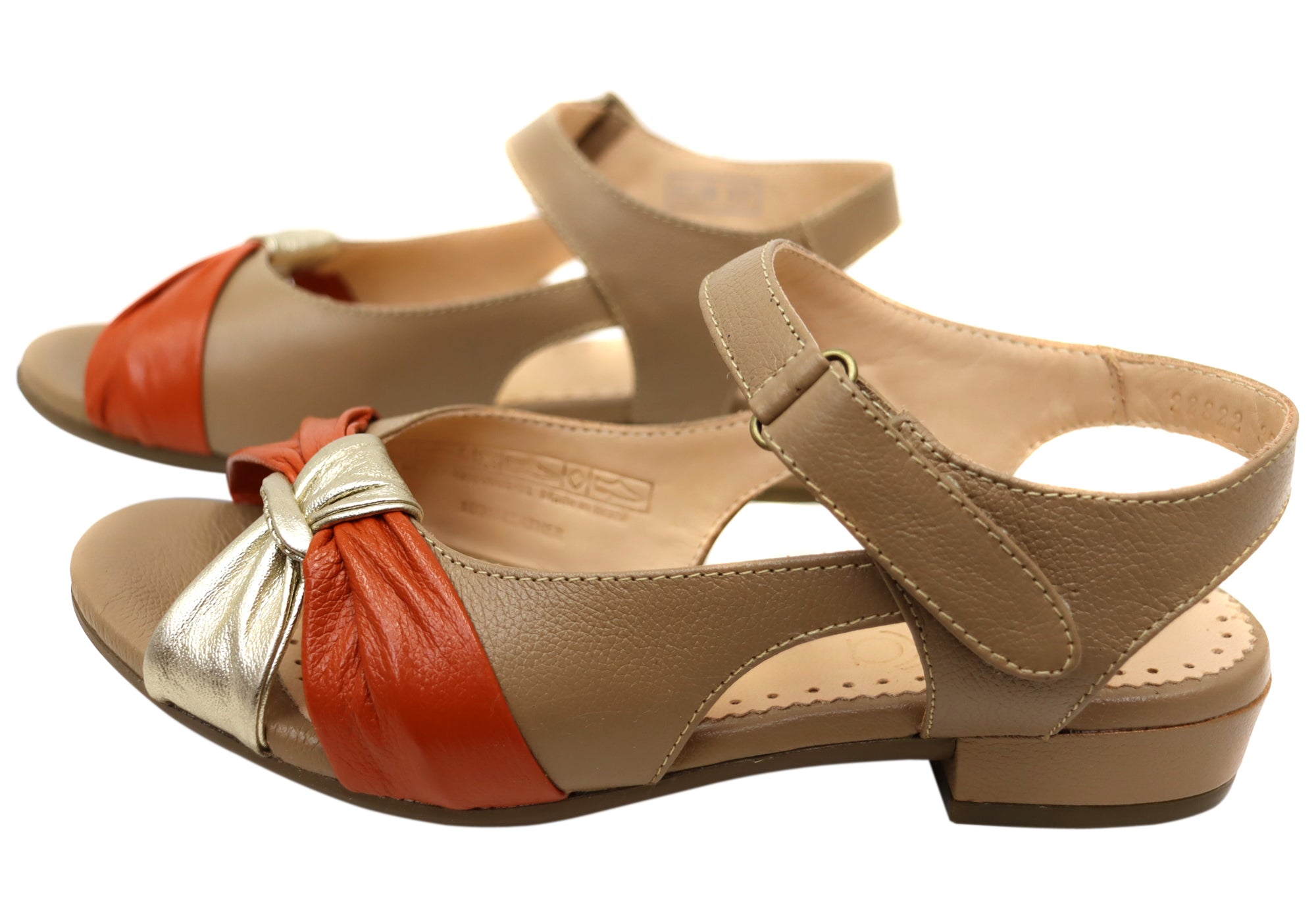 Opananken Laura Women's Comfortable Brazilian Leather Sandals - Stylish Summer Sandals for Women, Breathable & Lightweight - Perfect for Beach, Vacation, and Casual Outings