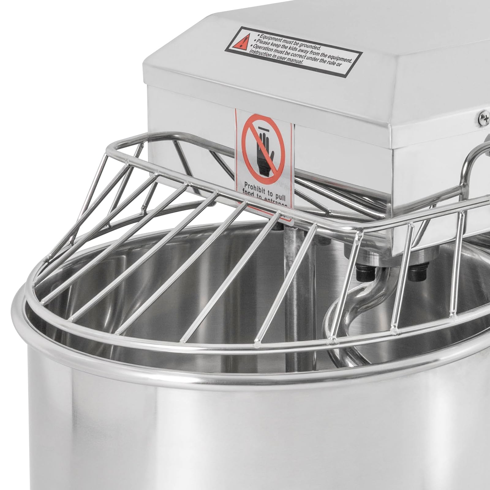 1KW Commercial Electric Food Mixer - 10.5Qt Dough Kneading Machine for Pizza, Bread & Baking | Restaurant & Pizzeria Equipment | Perfect for High-Volume Dough Preparation & Pastry Making