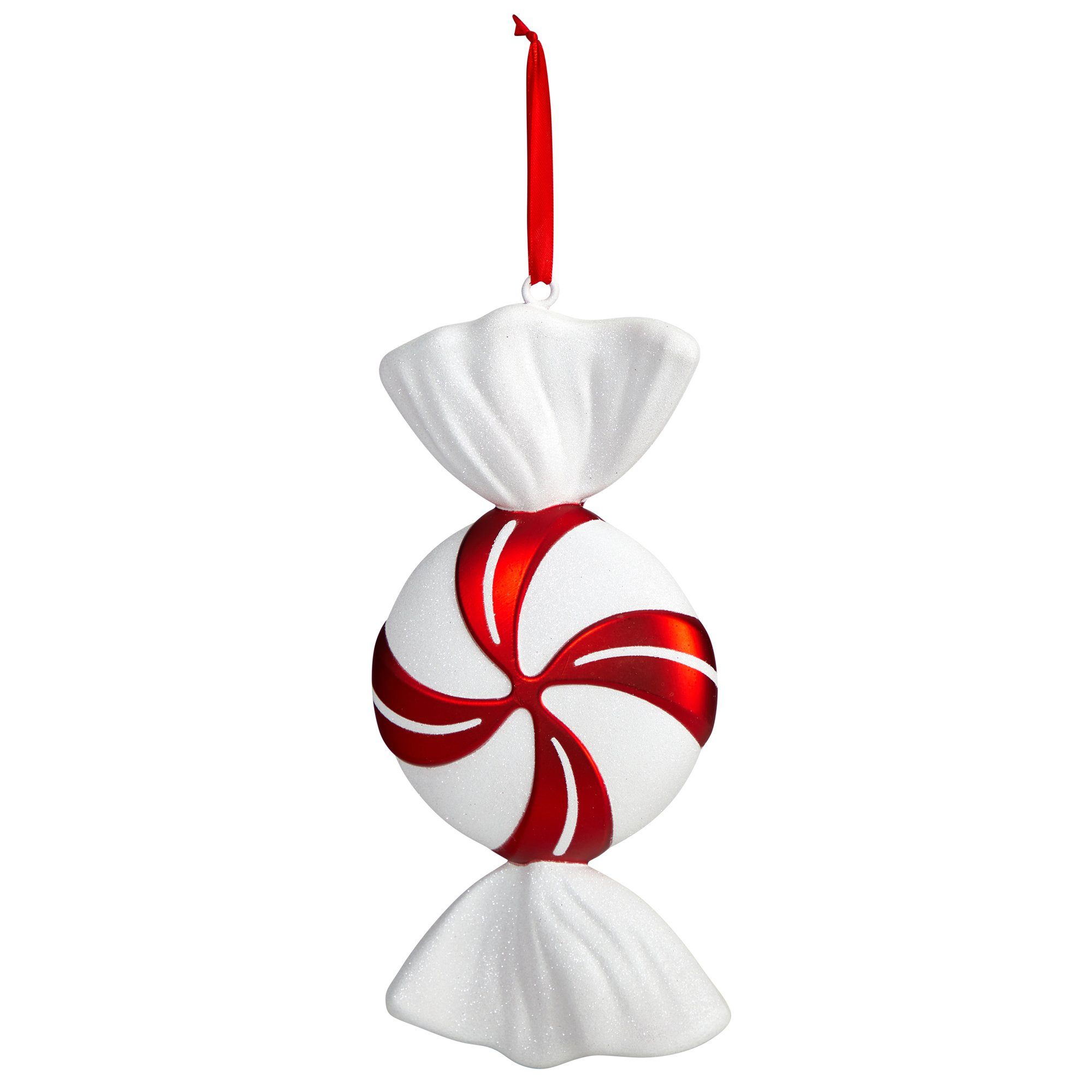 12-Inch Jumbo Assorted Candy Holiday Christmas Deluxe Shatterproof Ornament Set of 4 - Perfect for Christmas Tree Decorations, Gift Giving, and Festive Home Decor
