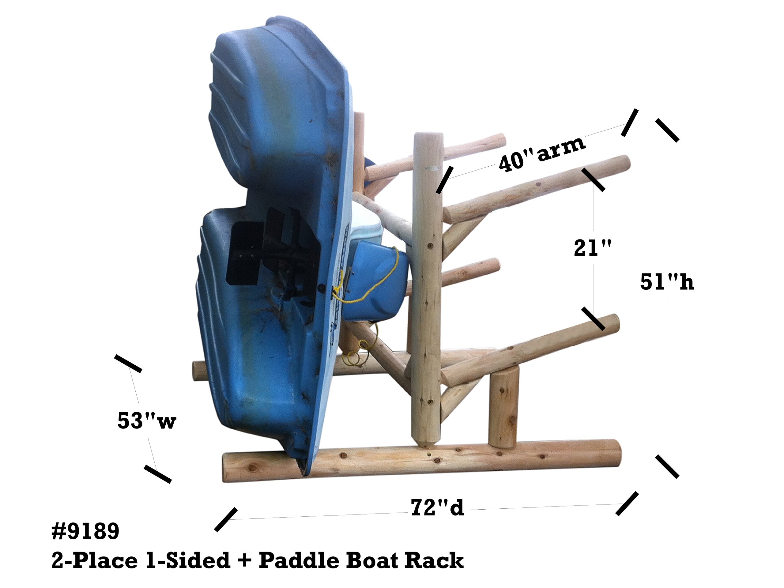 2-Place Kayak and Canoe Storage Rack with Paddle Holder - Heavy Duty Kayak Stand for Roof, Garage, or Outdoor Use - Perfect for Surfboards, Paddle Boats, and Water Sports Gear Storage