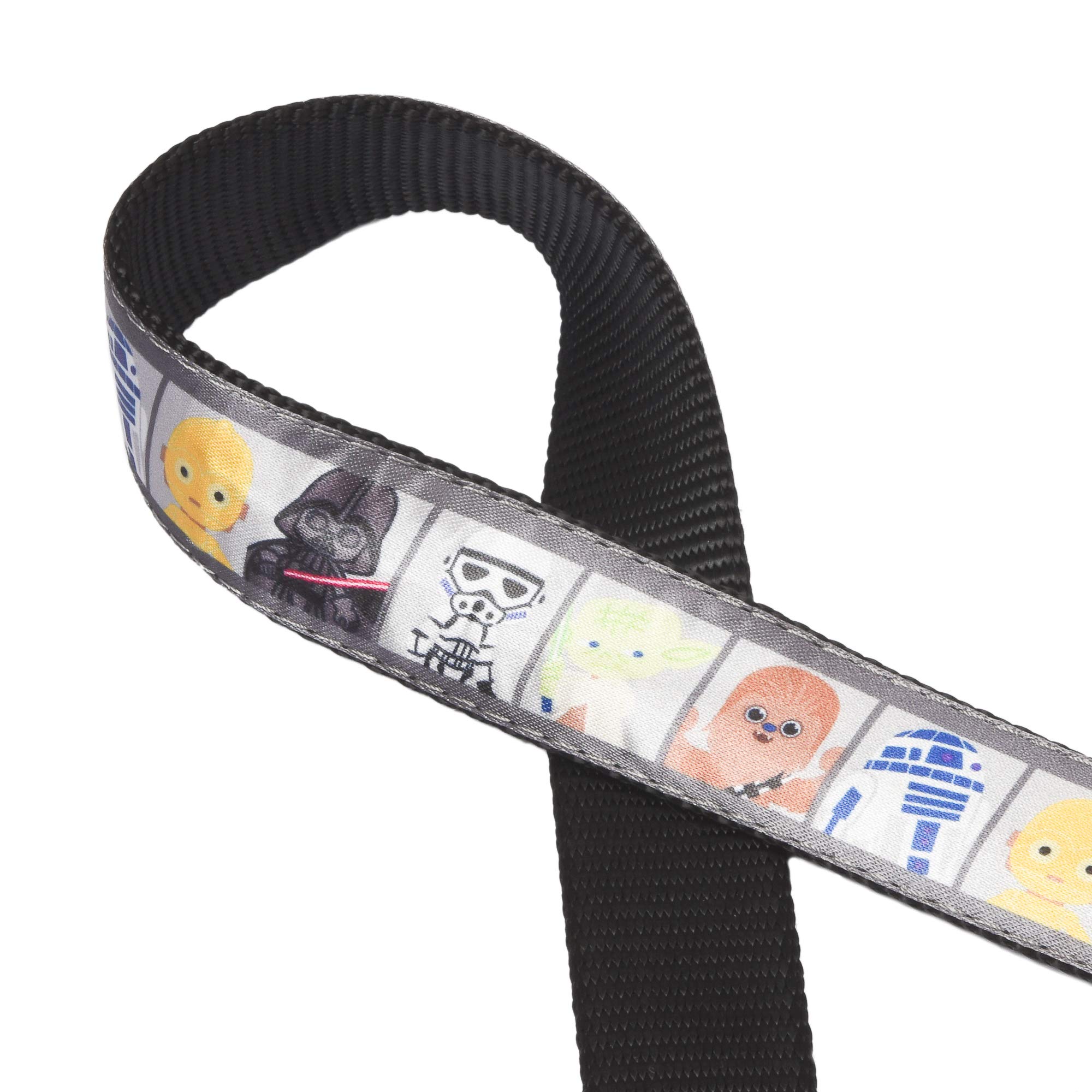 Star Wars Pet Leash 4ft - Durable Nylon Dog Leash with All-Star Characters | 48 Inch Adjustable Leash for Small Medium Large Dogs | Perfect for Walking, Training & Cosplay - May the Force Be With Your Pup