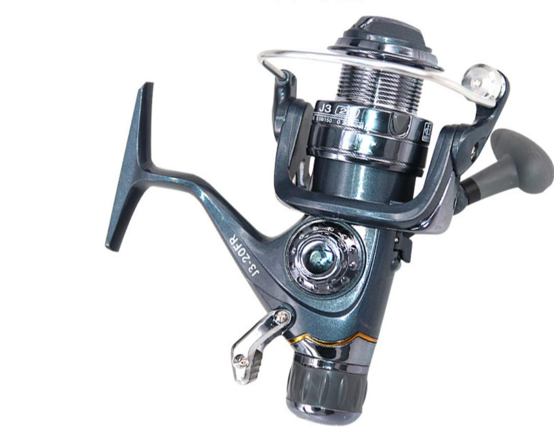 Premium Cast Fishing Reel for Freshwater & Saltwater - Front & Rear Drag Spinning Reel with Dual Brake System - Ideal for Carp, Bass, and Trout Fishing - Perfect for Shore, Boat, and Kayak Angling