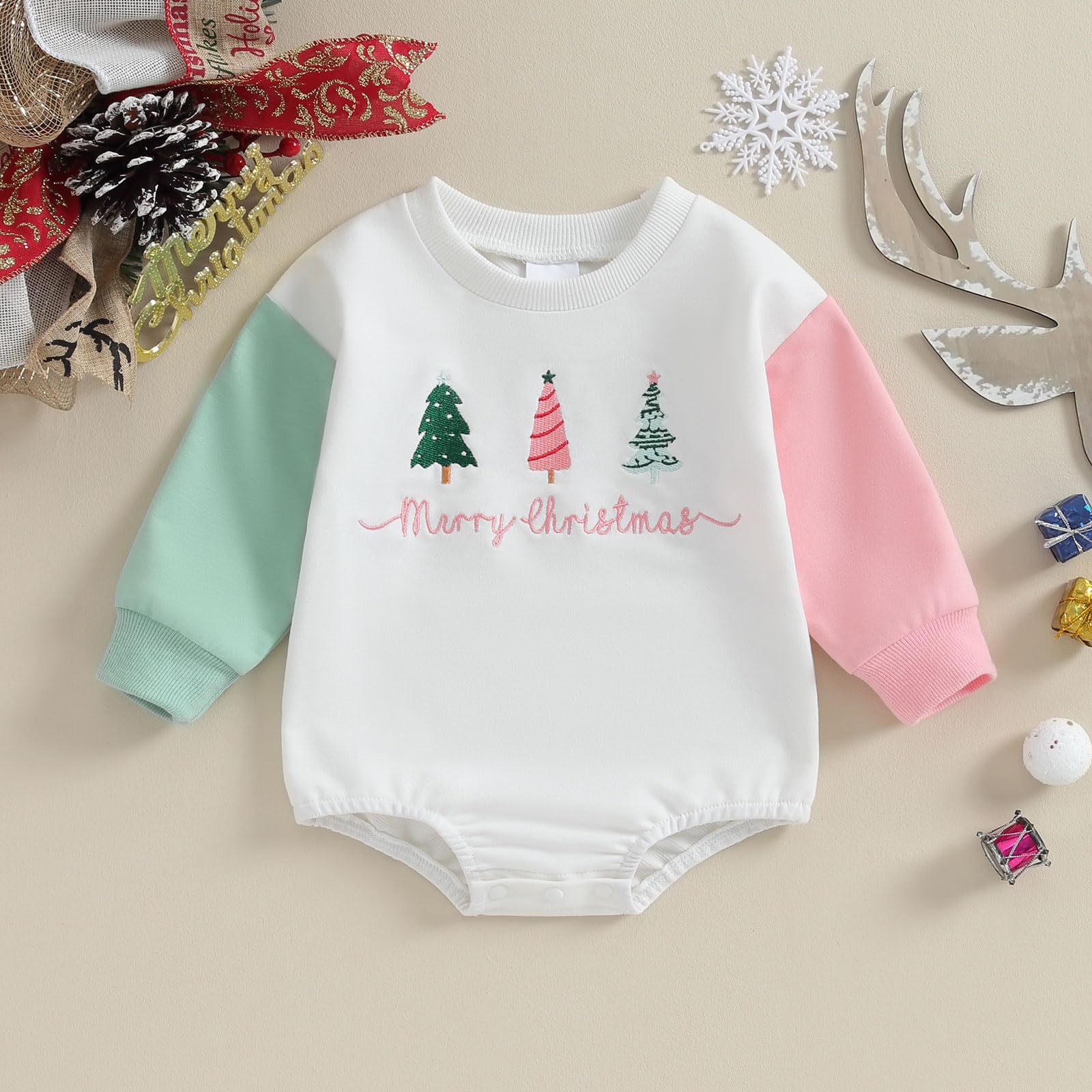Baby Santa Romper - Christmas Outfit for Boys & Girls | Winter Holiday Wear