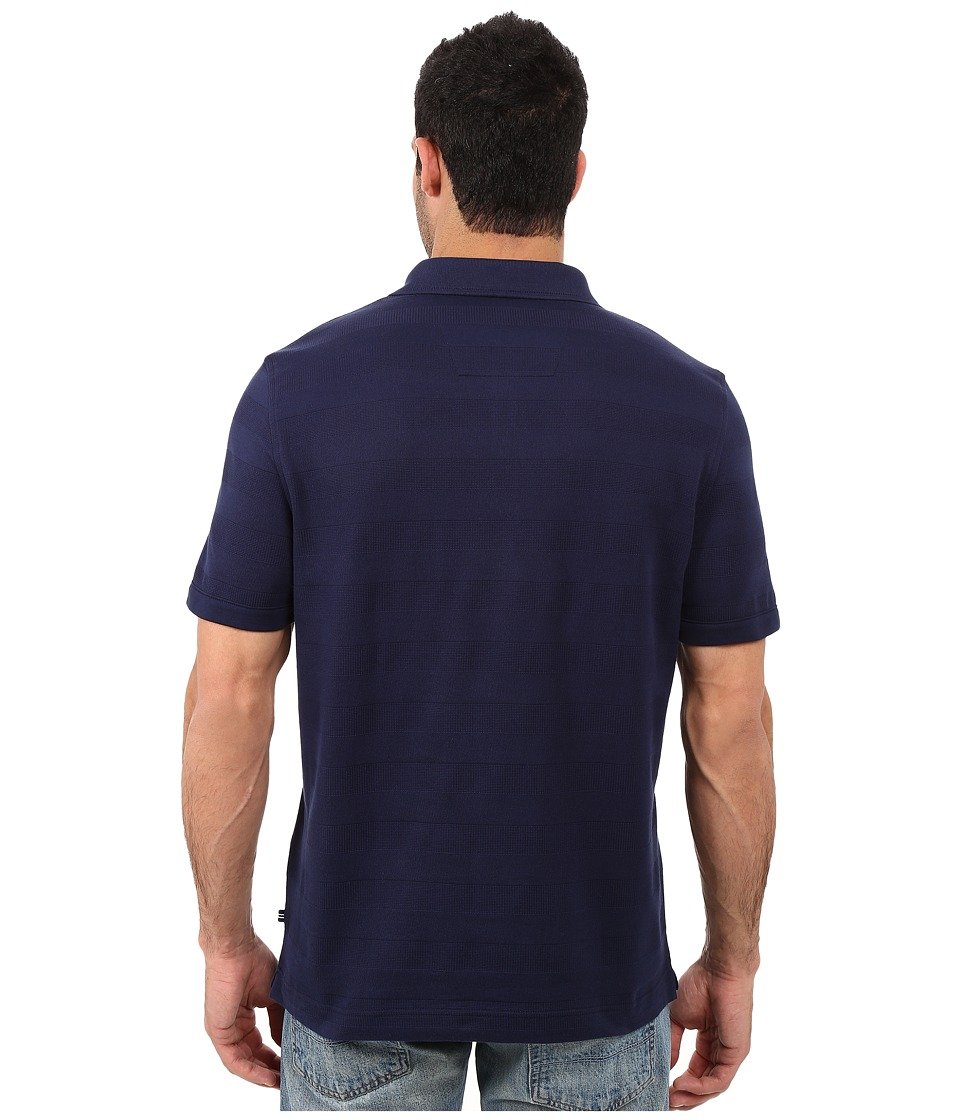 Nautica Men's Classic Fit Waffle Jersey Polo Shirt - Breathable Cotton, Casual & Business Wear, Perfect for Office, Golf & Outdoor Activities