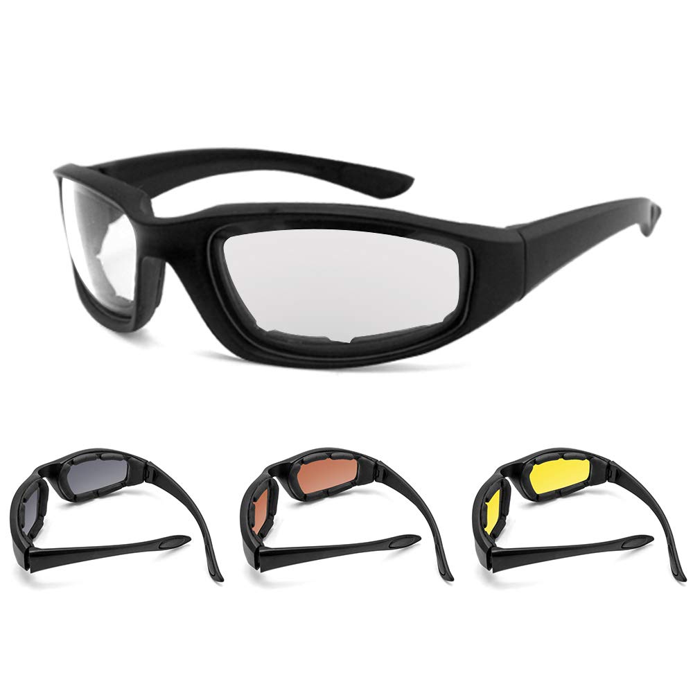 UV-Protected Motorcycle Glasses - Windproof, Dustproof for Outdoor Riding