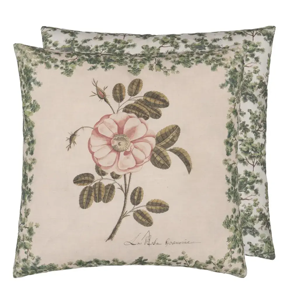 Luxury La Rose Rose Decorative Pillow - Elegant Floral Throw Pillow for Sofa, Bed & Home Decor - Perfect for Living Room, Bedroom & Nursery Accents